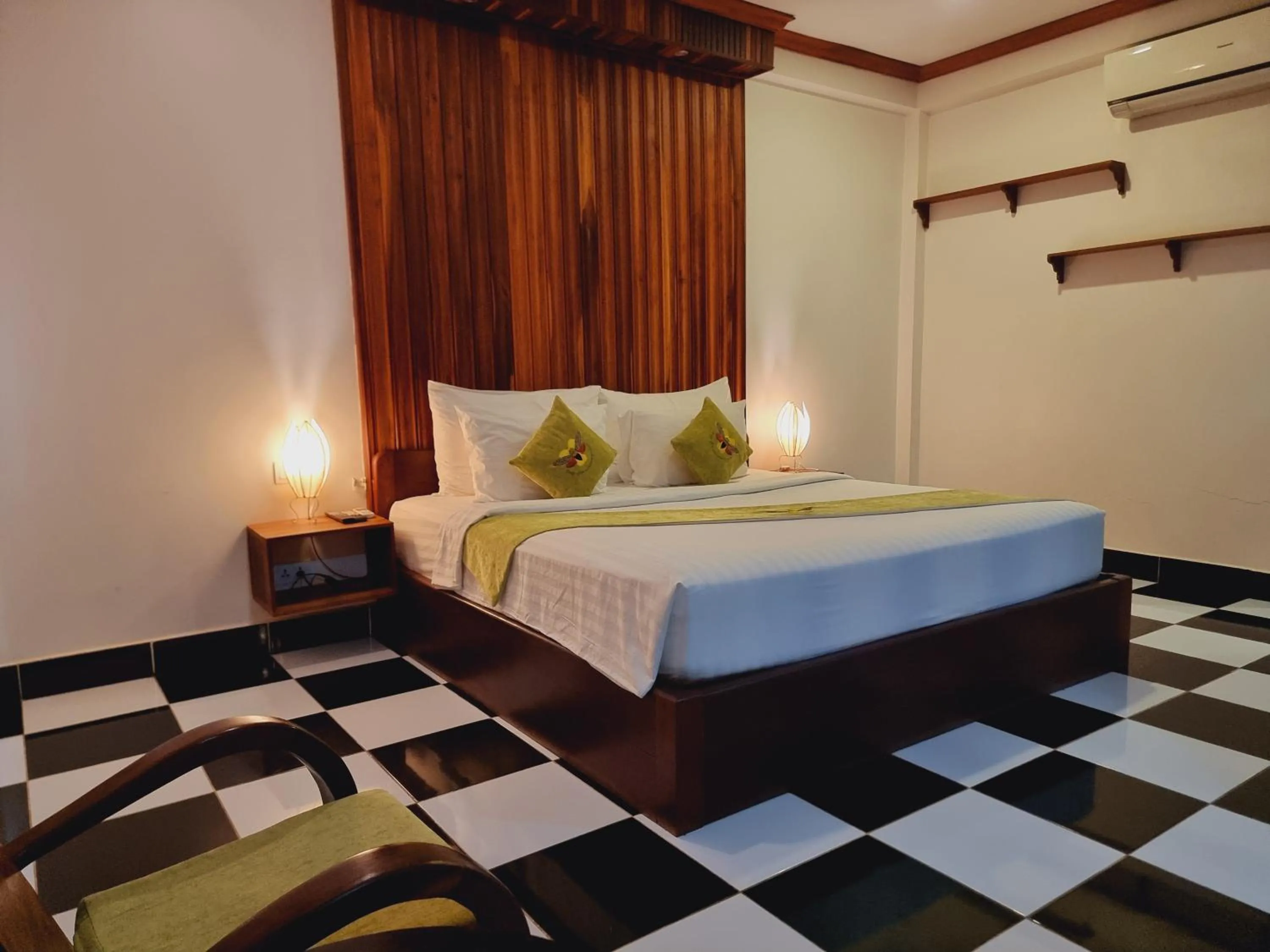 View (from property/room), Bed in Víd Angkor Boutique