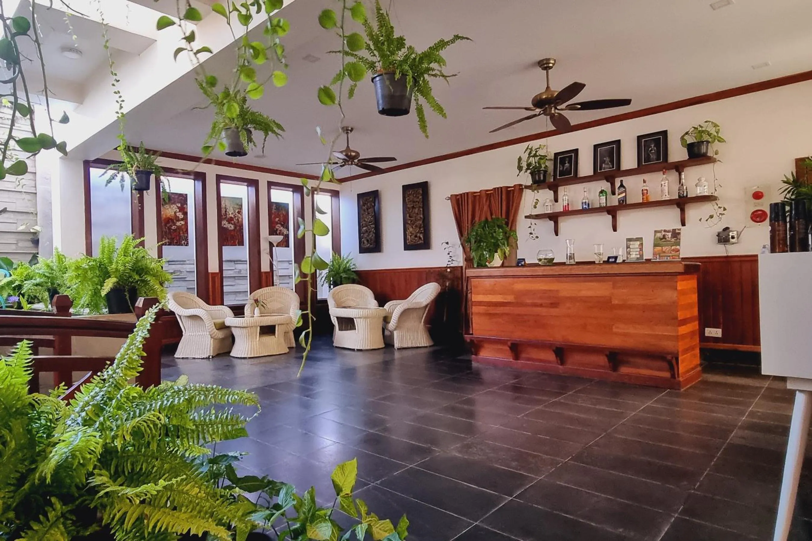 Living room in Víd Angkor Boutique