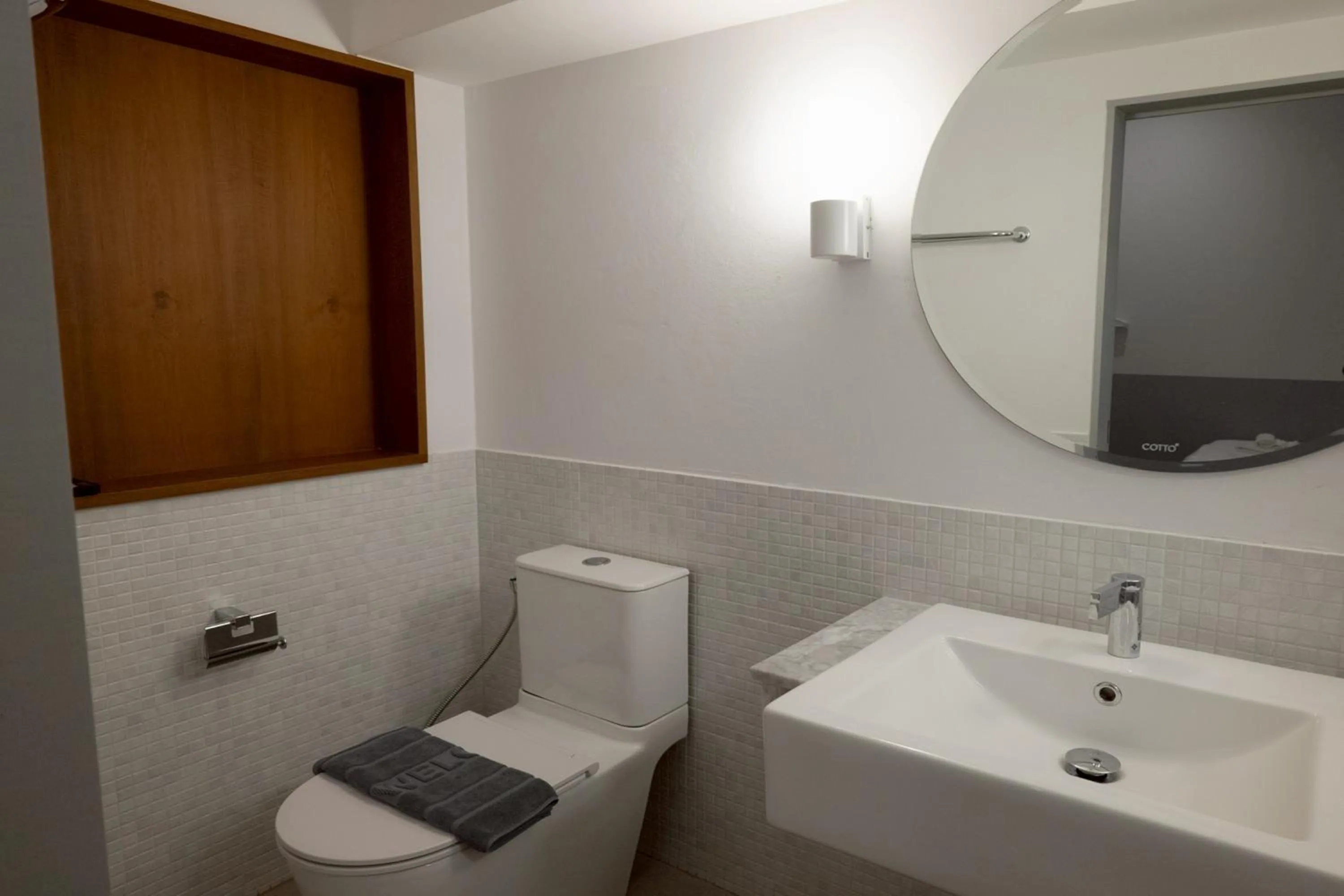 Bathroom in Surachet at 257 Boutique House