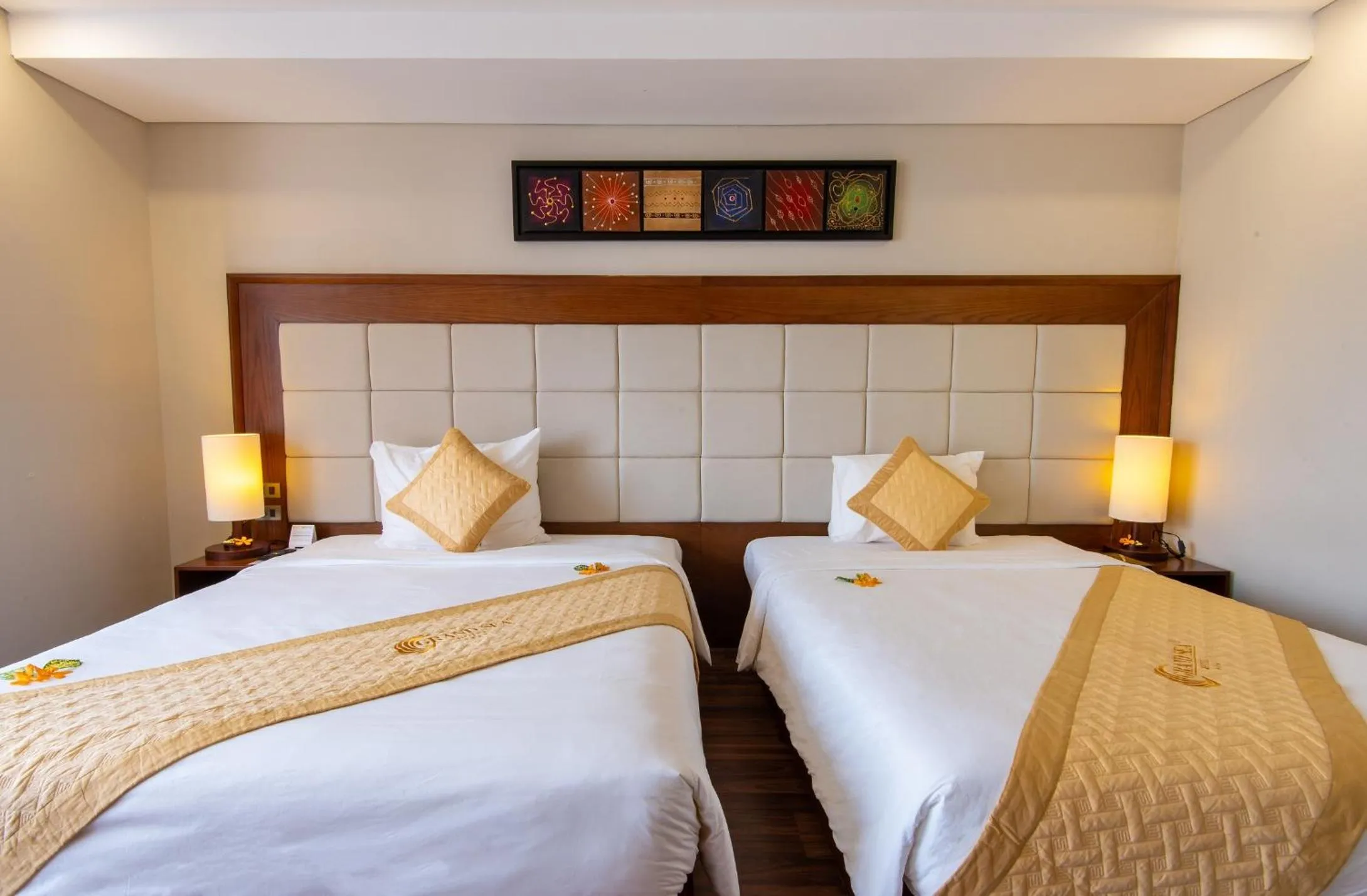 Bed in Grand Sea Hotel Danang