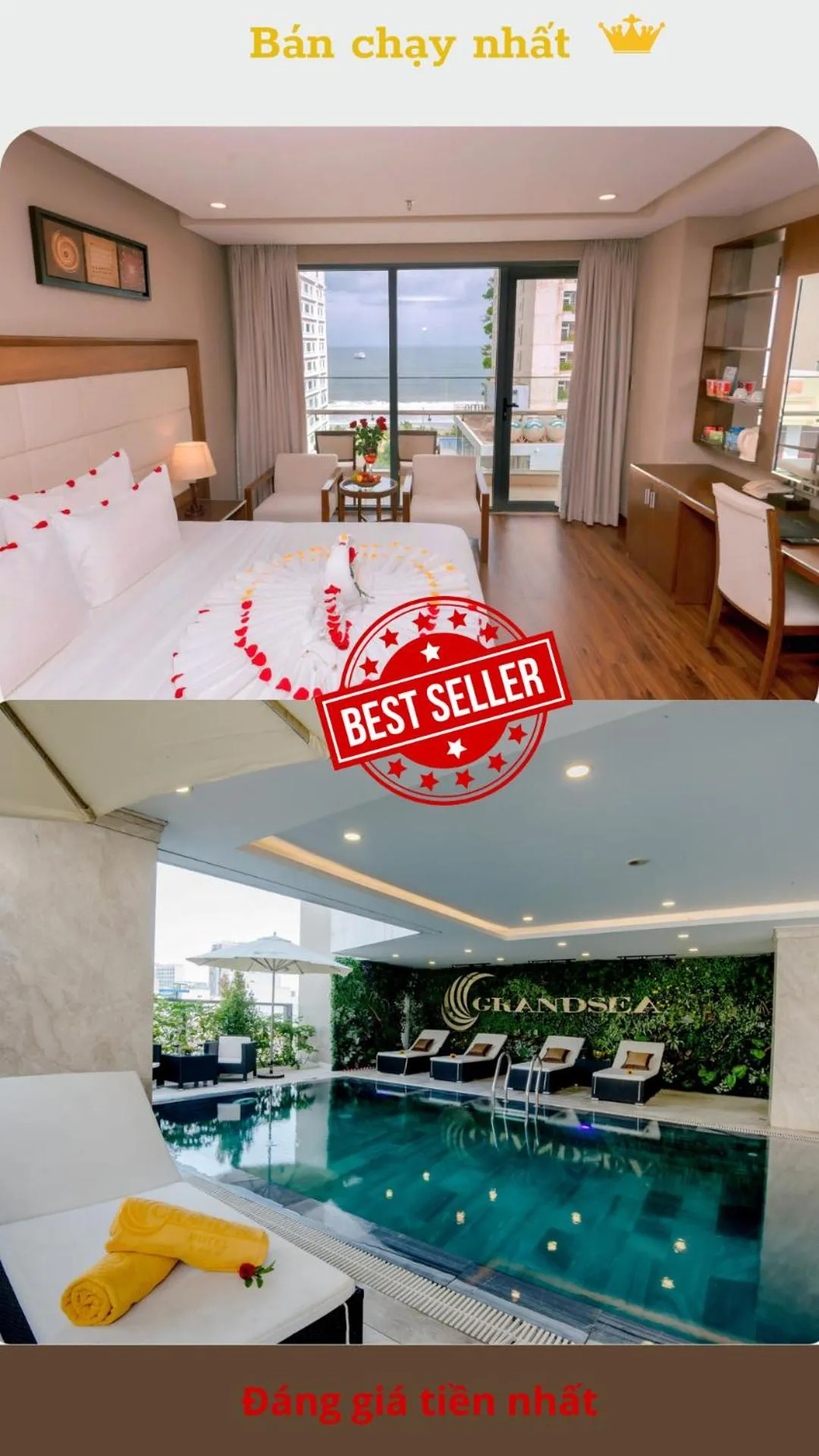 Sea view in Grand Sea Hotel Danang