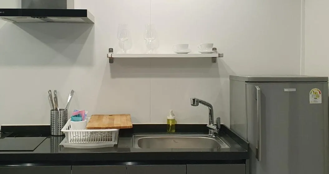 Kitchen or kitchenette in Penatess Pool Villa