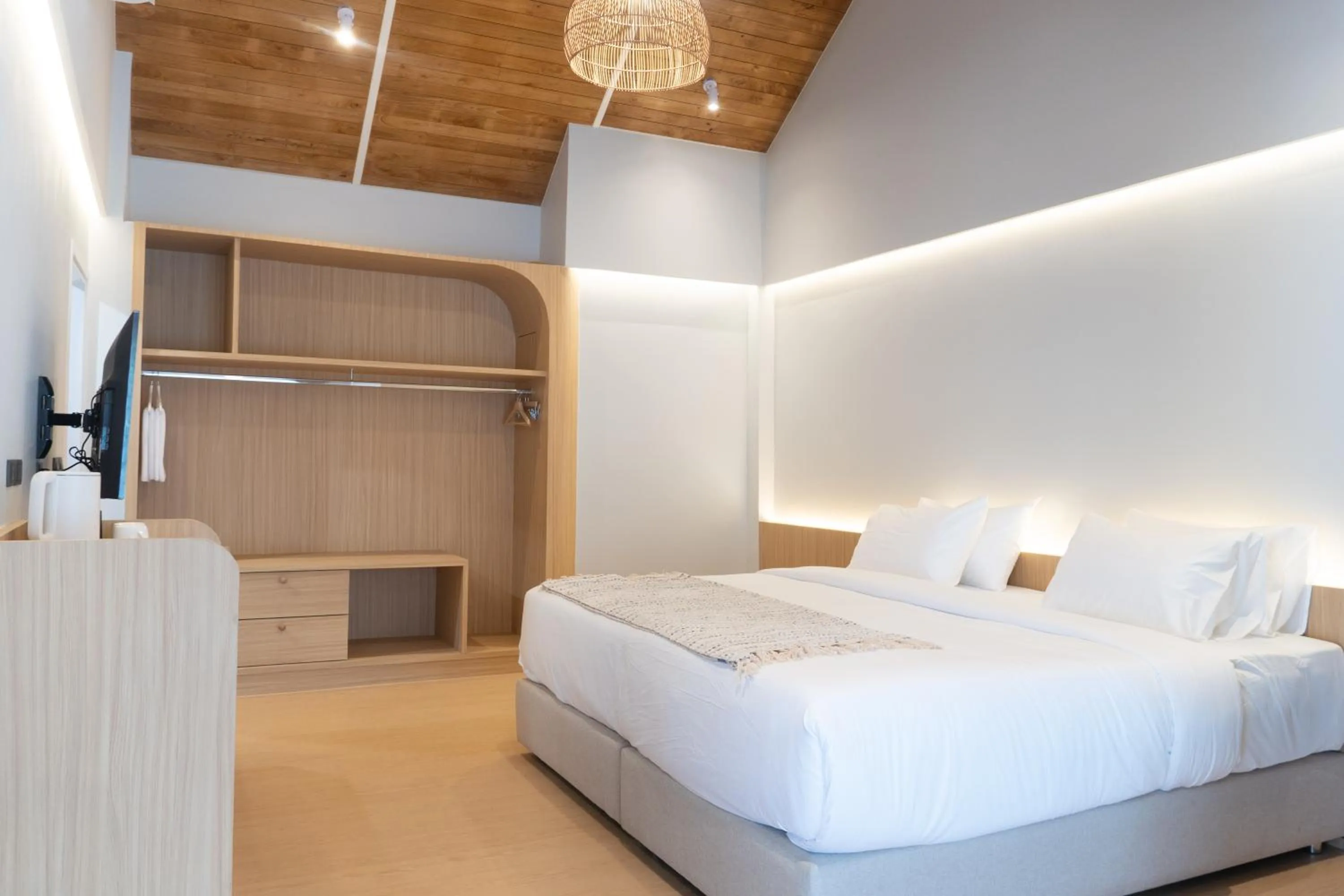 Bed in rimbaymangroveresort