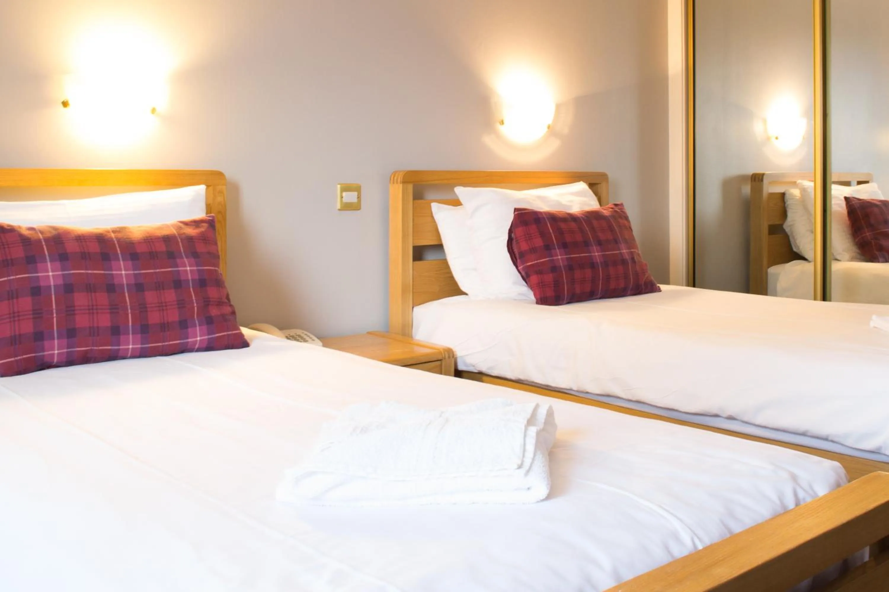 Bed in Balavil Hotel