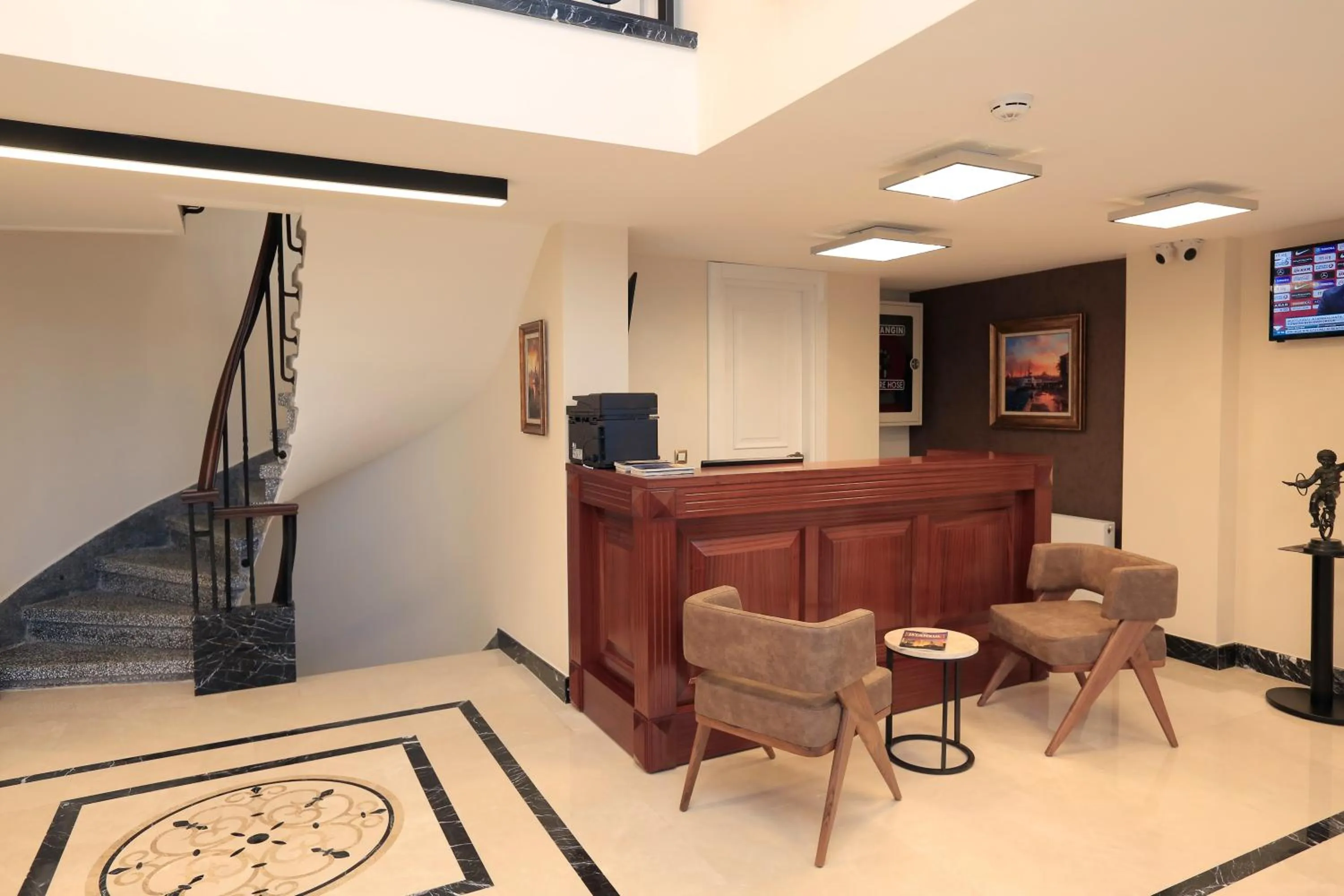 Lobby or reception in Art Nouveau Pera