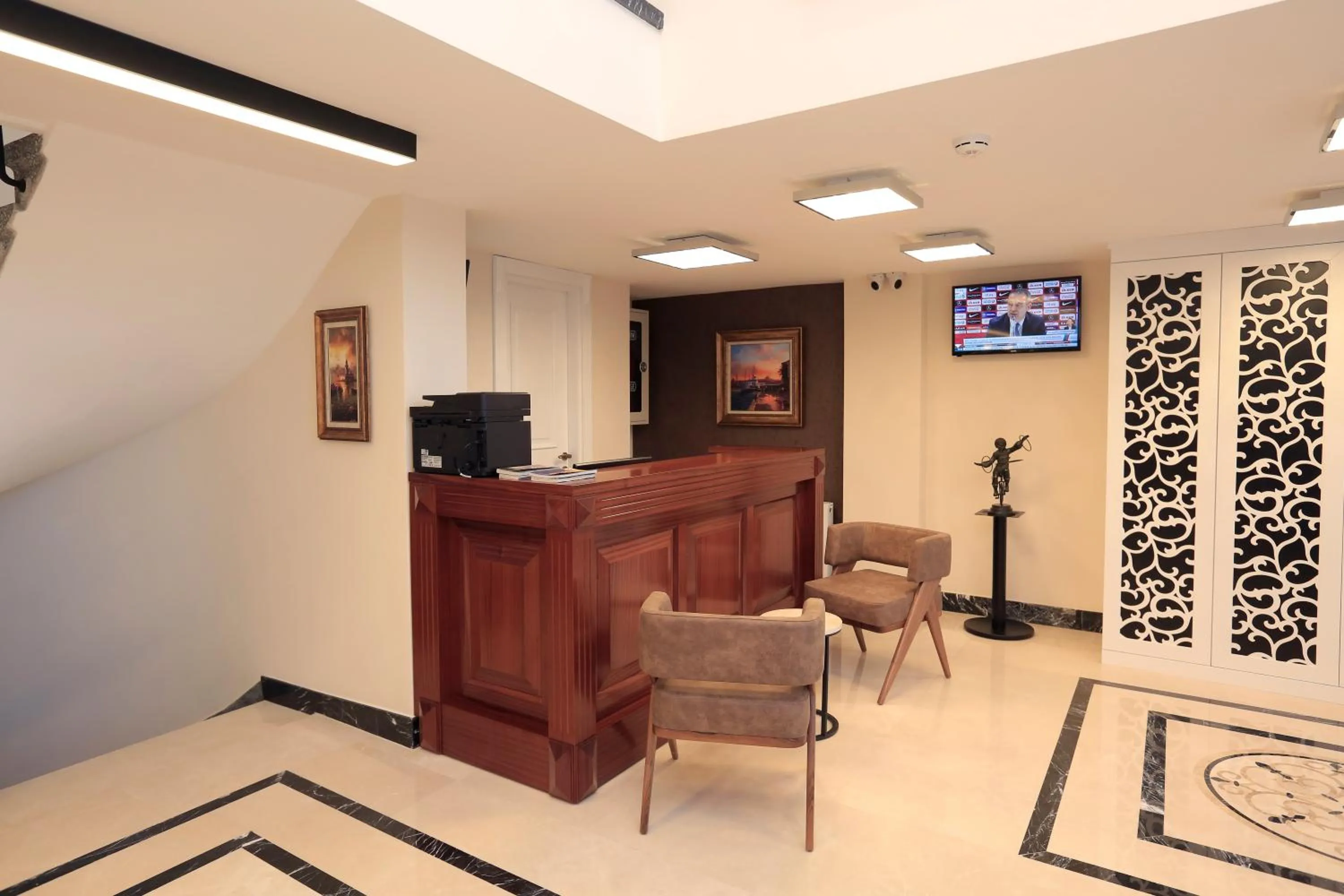 Lobby or reception in Art Nouveau Pera