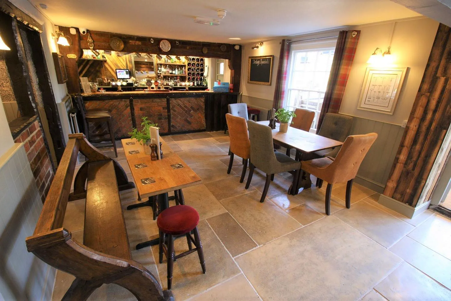 Dining area in The Carpenters Arms
