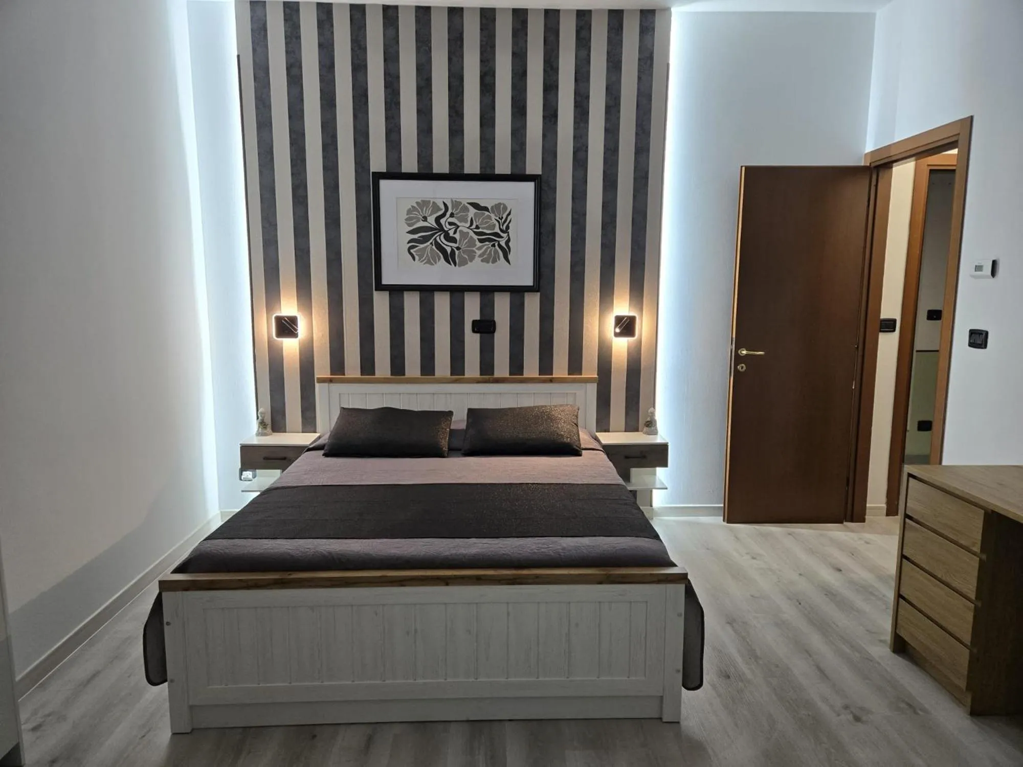 Bed in Hotel Cristallo