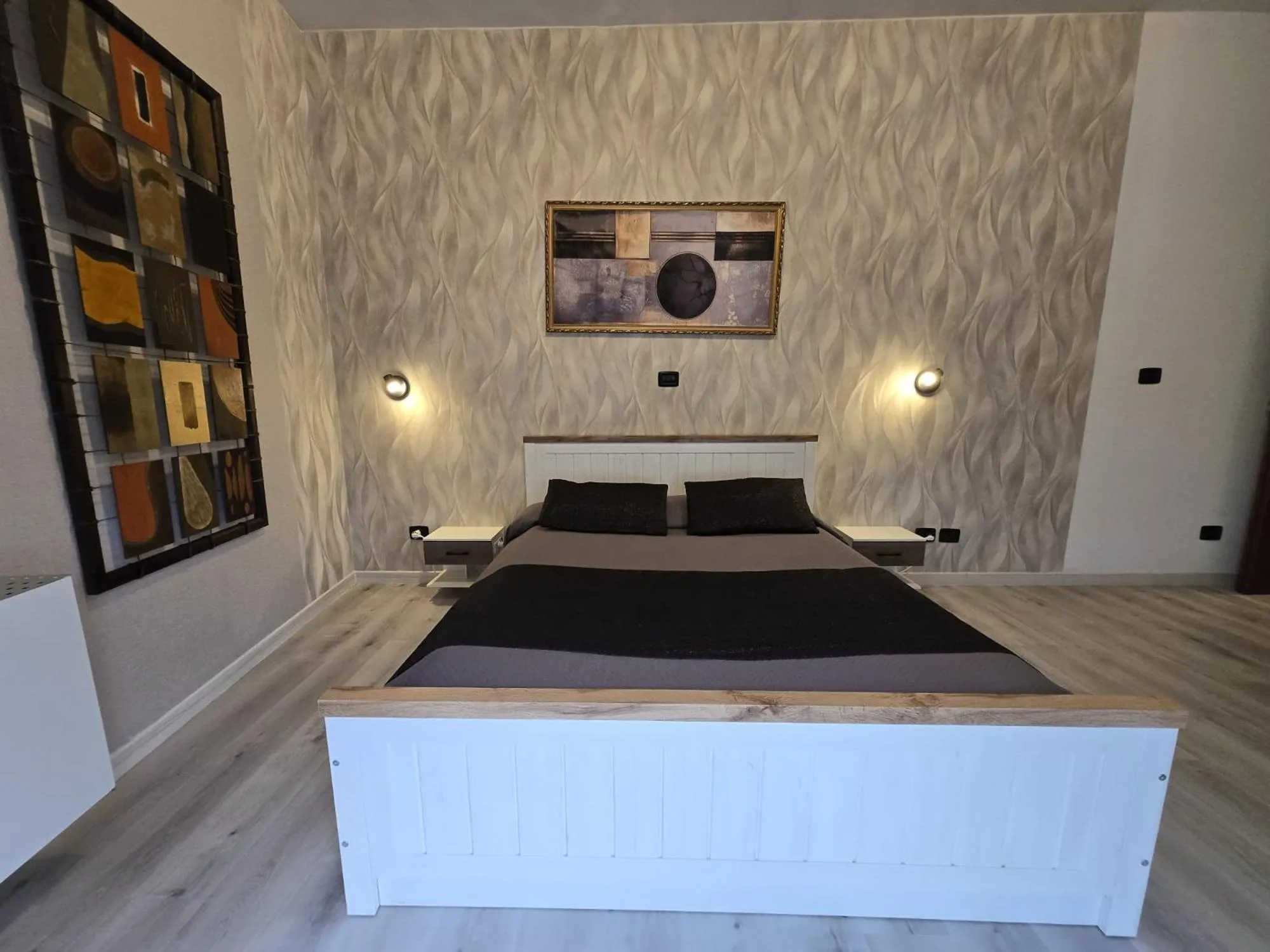 Bed in Hotel Cristallo