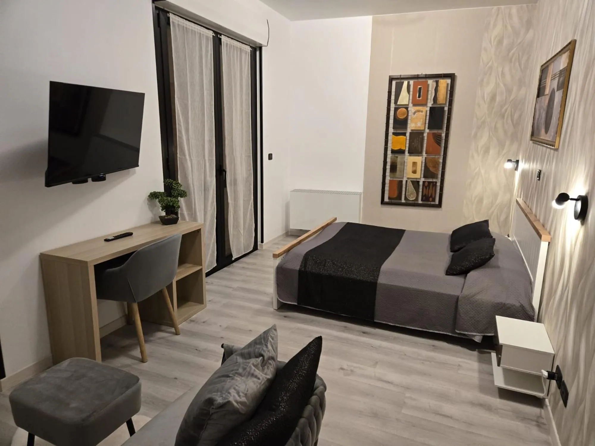 Bed in Hotel Cristallo