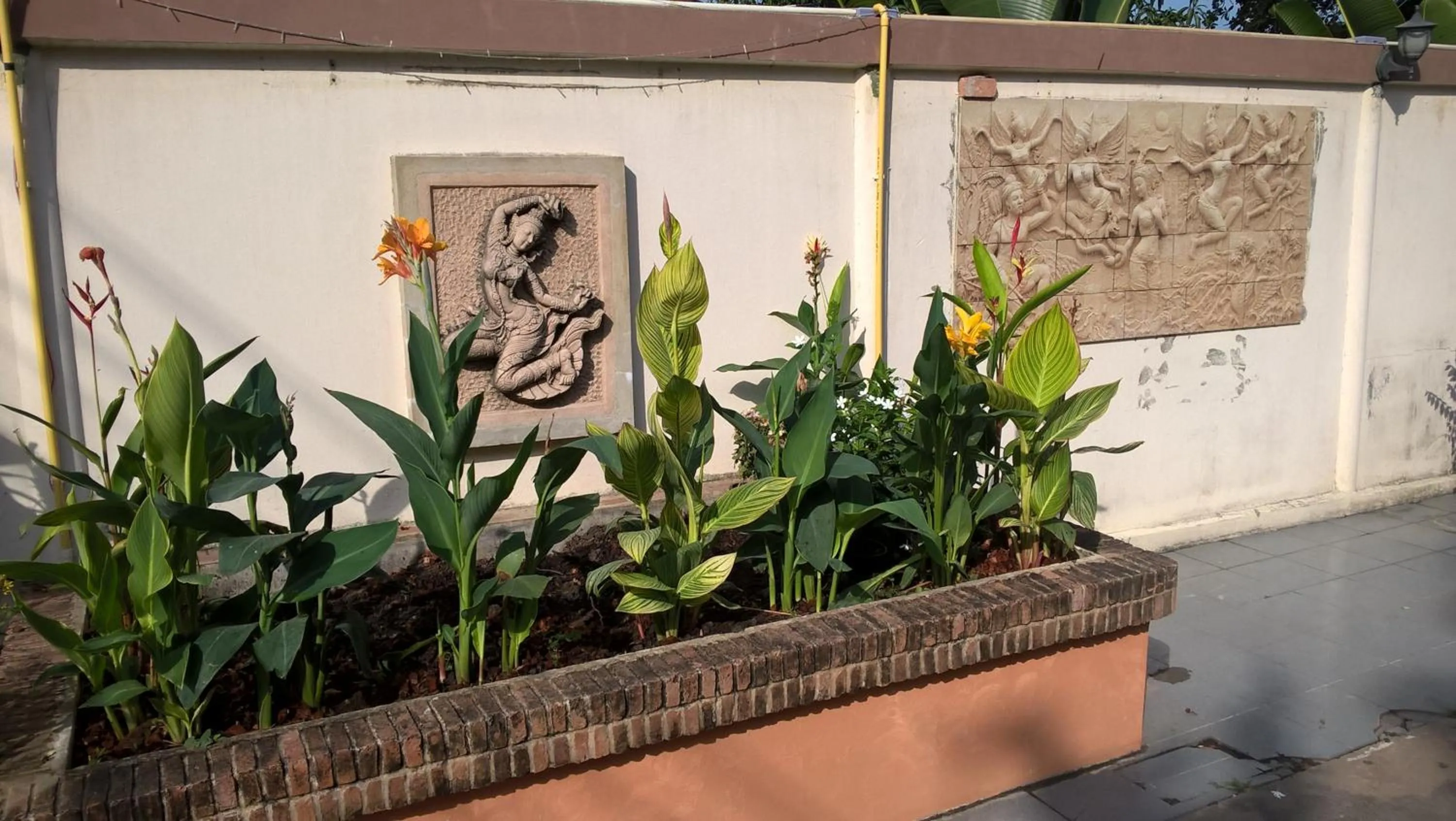 Garden view in Aiyara House