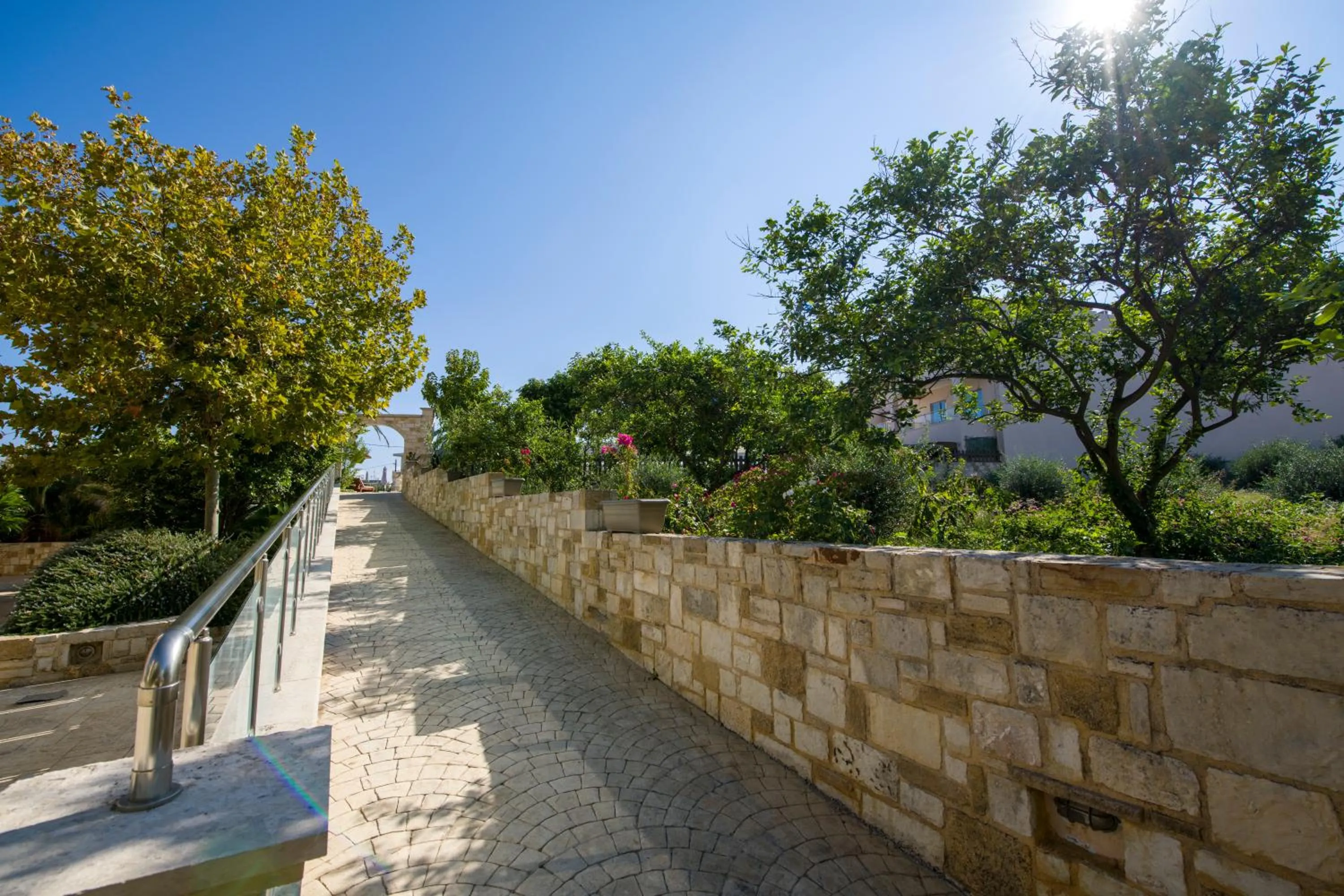 Garden in Isida Hotel Agia Marina