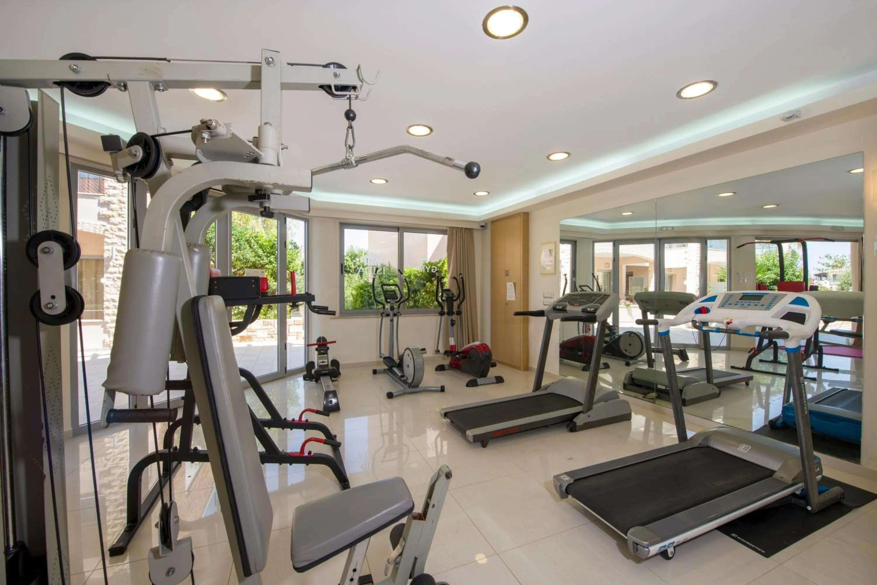 Fitness centre/facilities in Isida Hotel Agia Marina