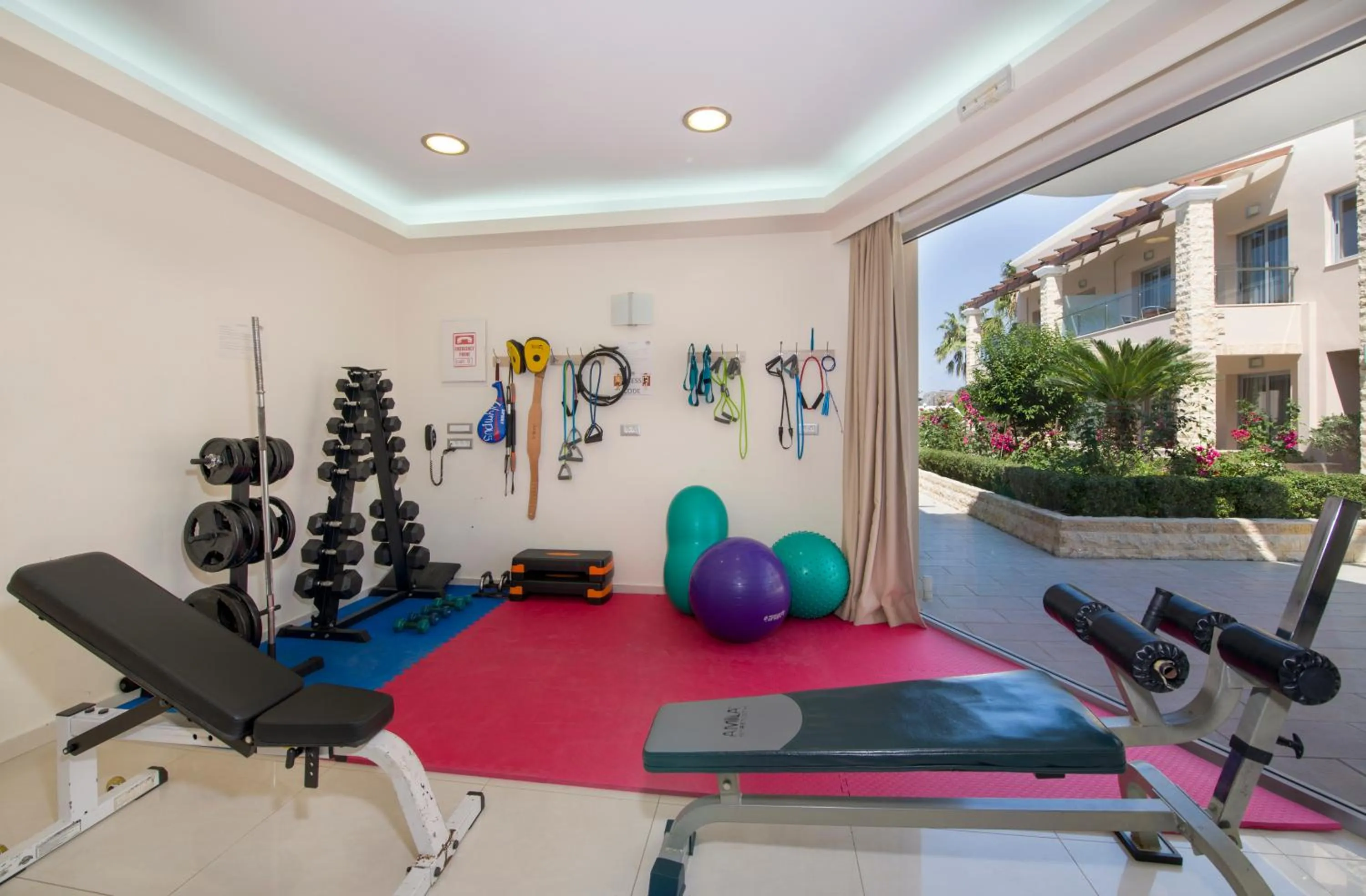 Fitness centre/facilities in Isida Hotel Agia Marina