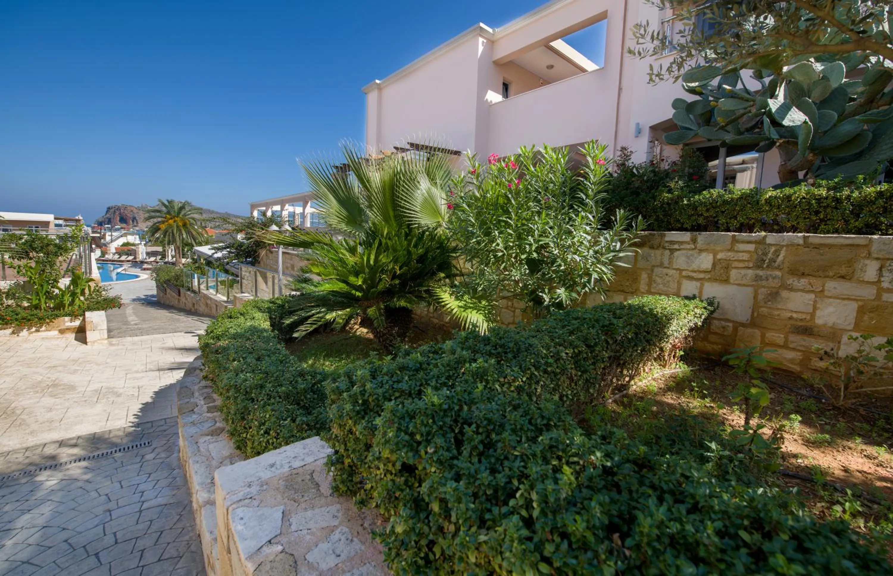 Garden in Isida Hotel Agia Marina