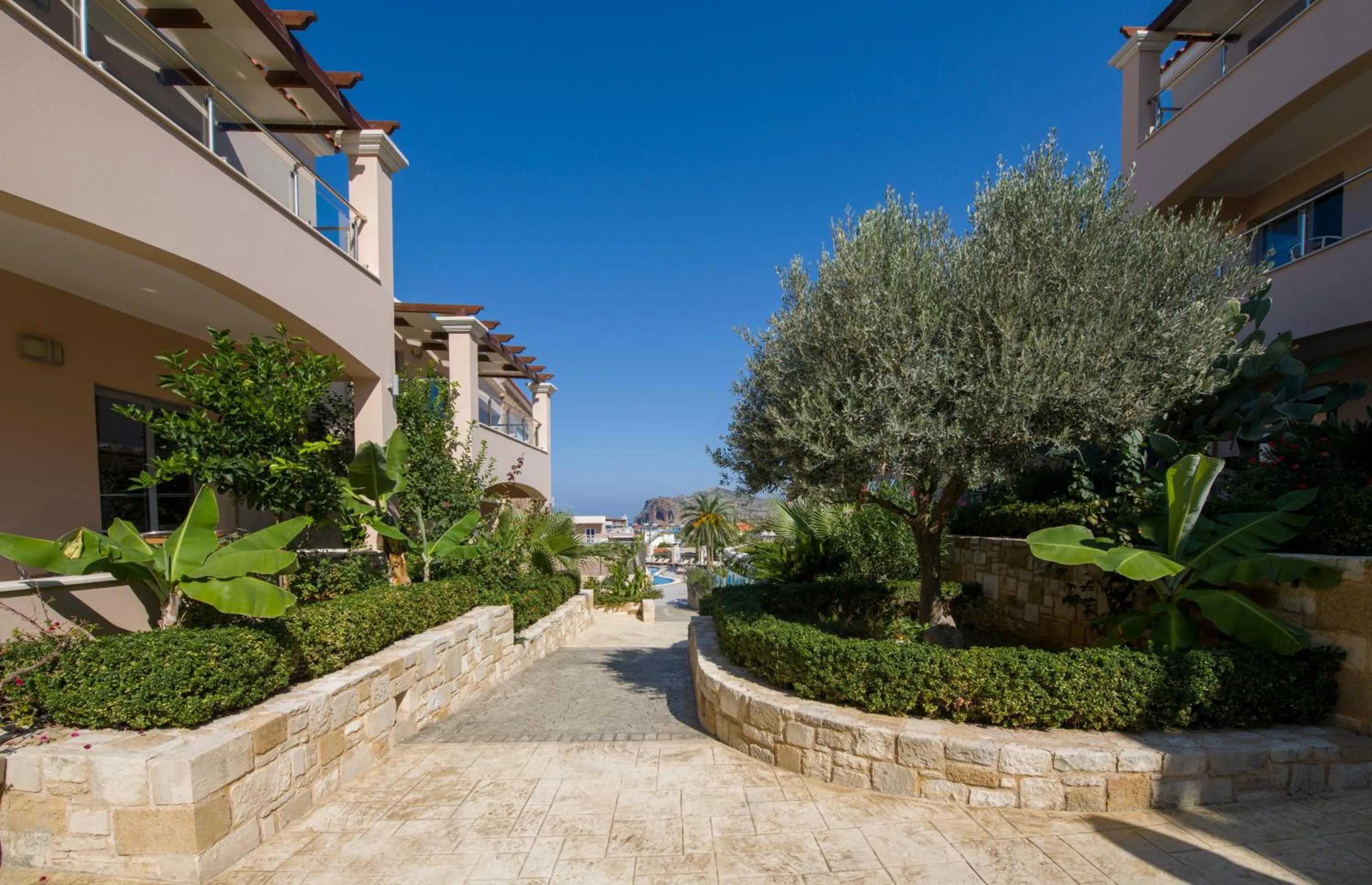 Patio in Isida Hotel Agia Marina