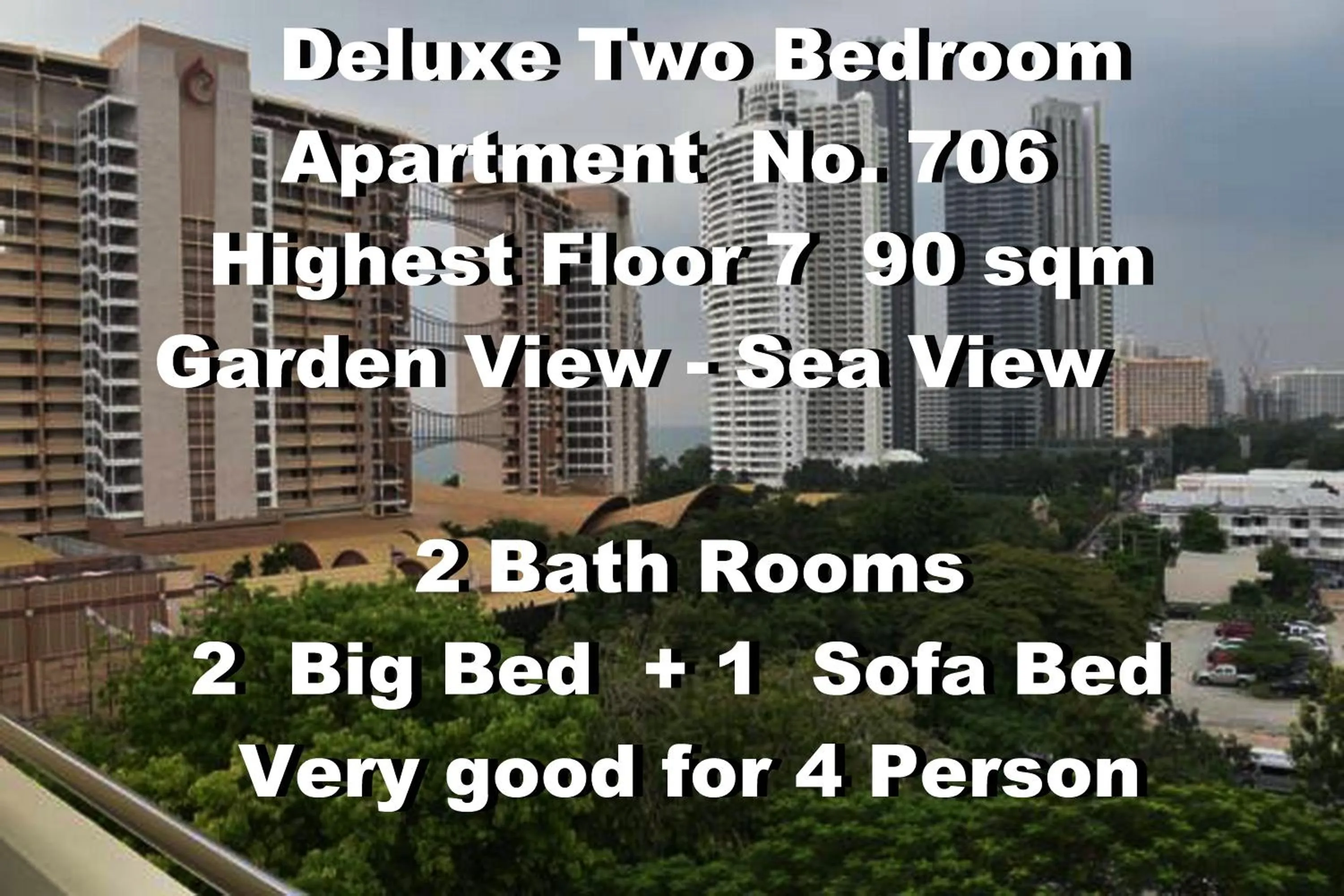 Photo of the whole room in View Talay Residence 6 Wongamat Beach