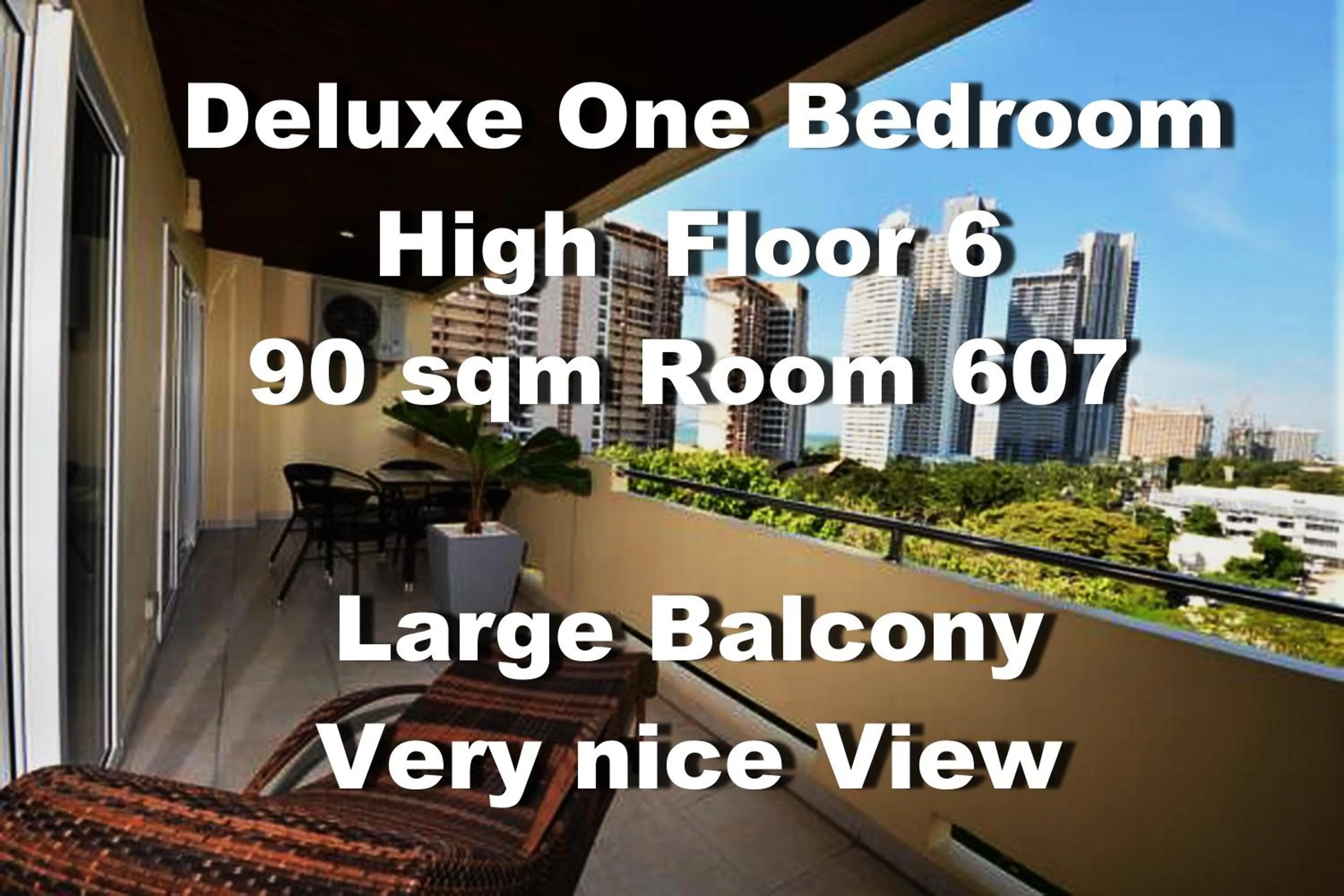 Photo of the whole room in View Talay Residence 6 Wongamat Beach