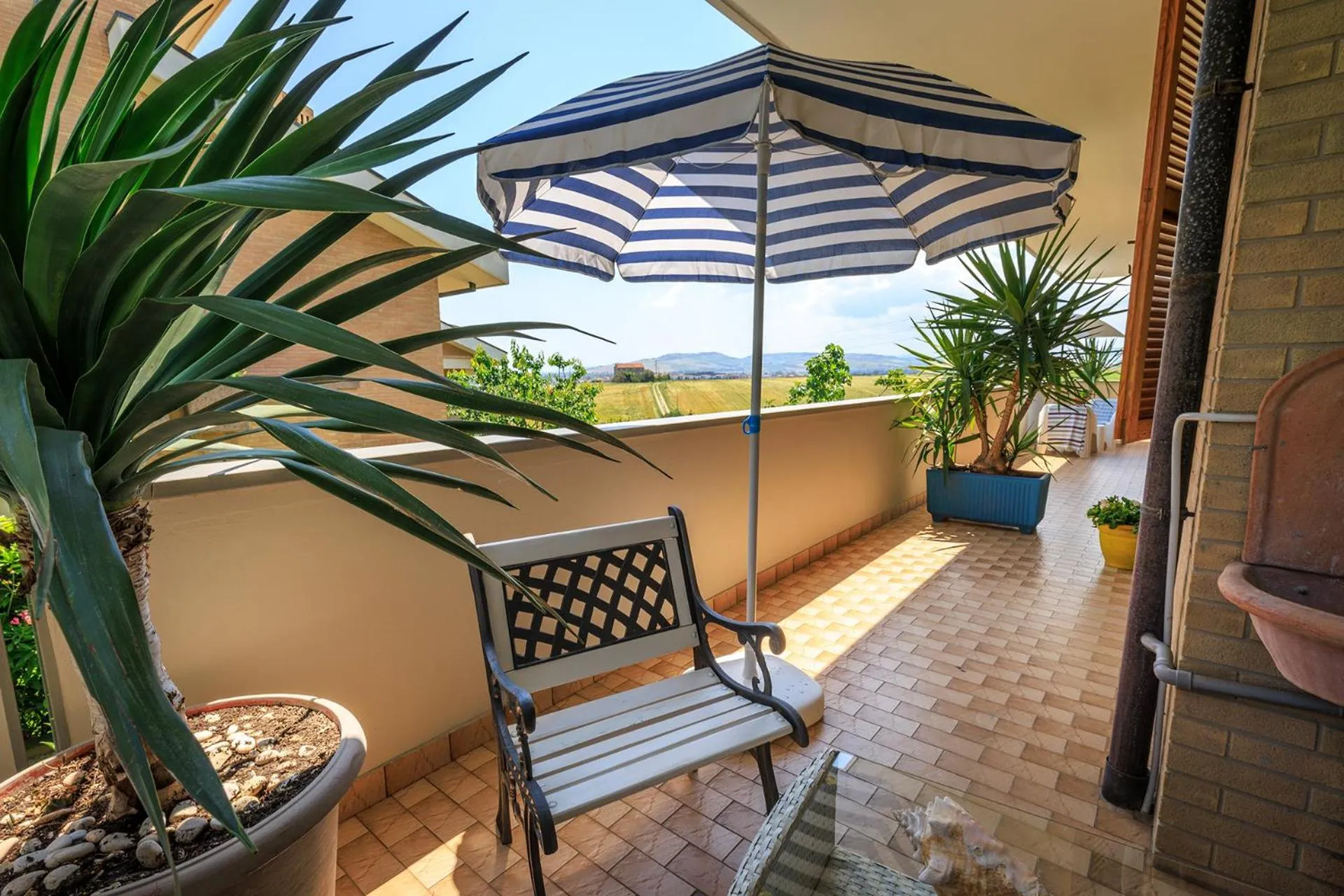 Balcony/Terrace in B&B Il Tiglio