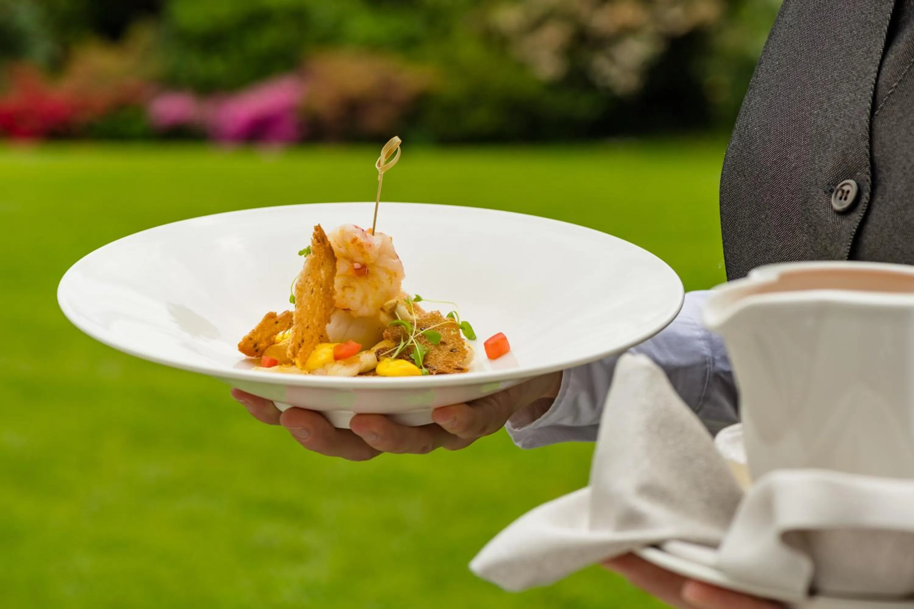 Food close-up in FAYN garden retreat hotel
