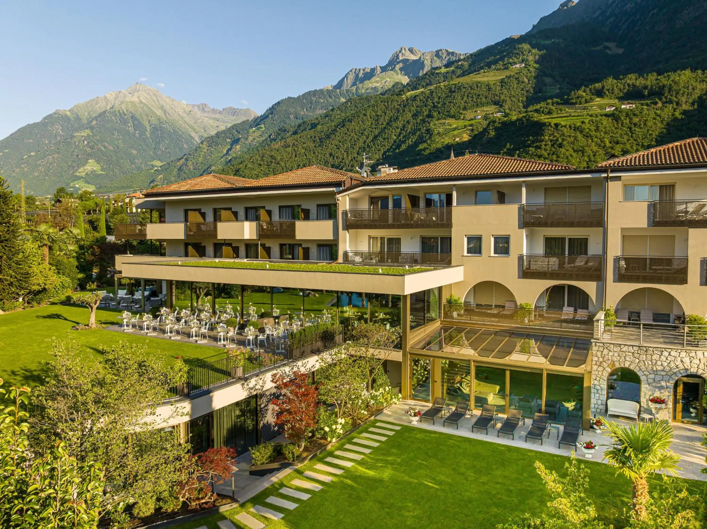 Property building in FAYN garden retreat hotel