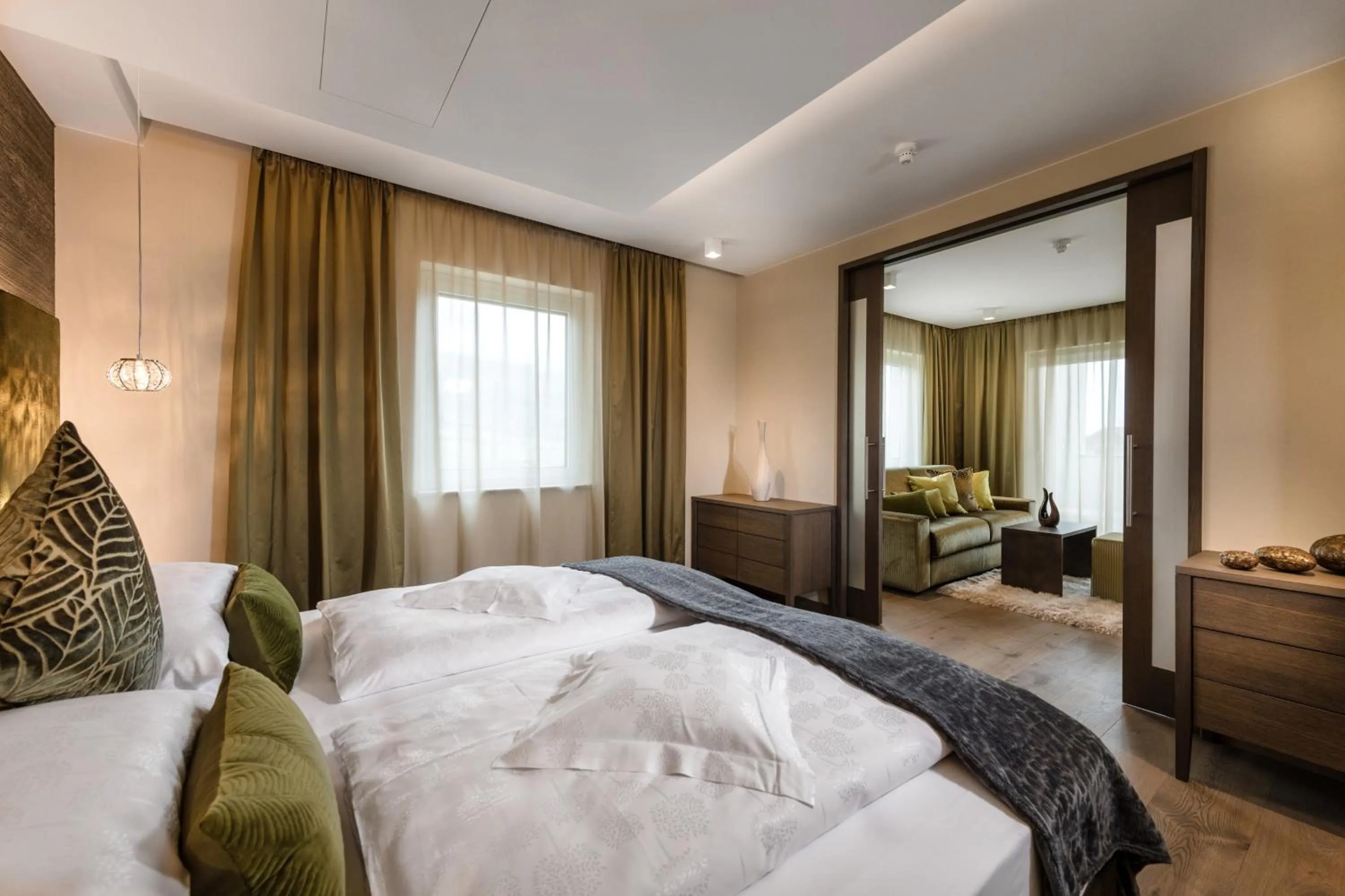 Bed in FAYN garden retreat hotel