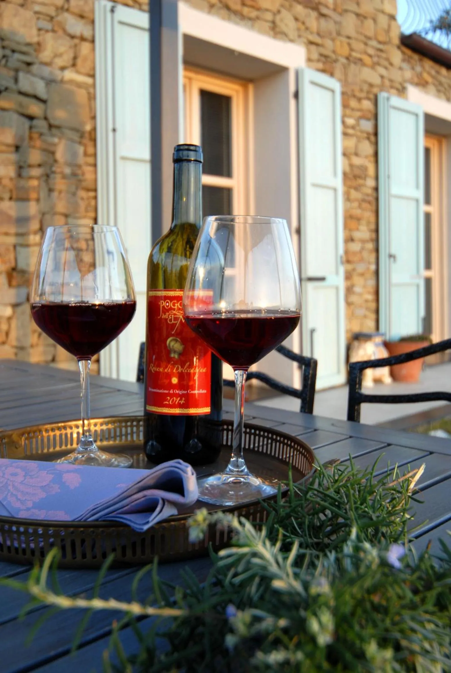 Patio in B&B Normanna