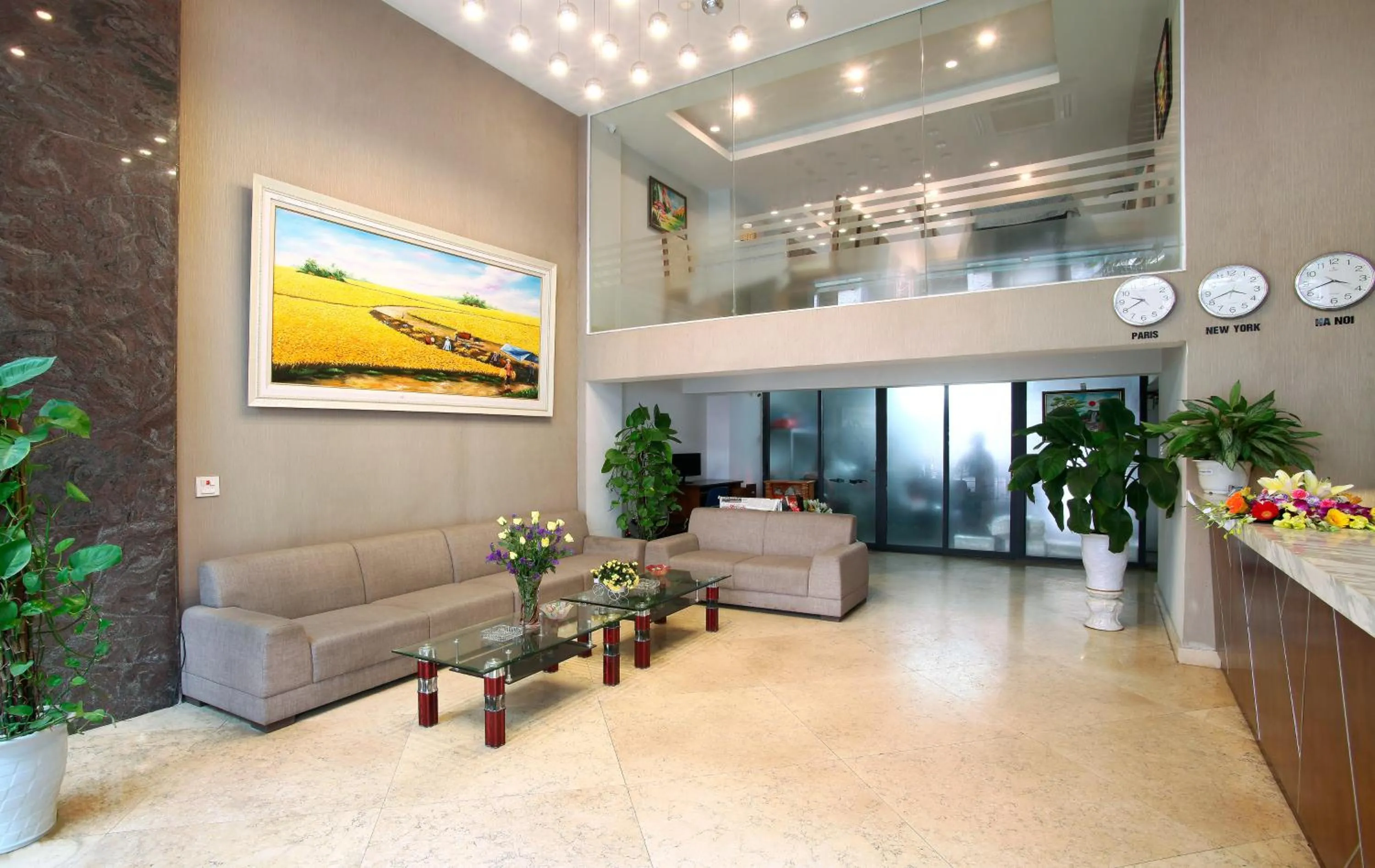 Lobby or reception in Blue Pearl Hanoi Hotel