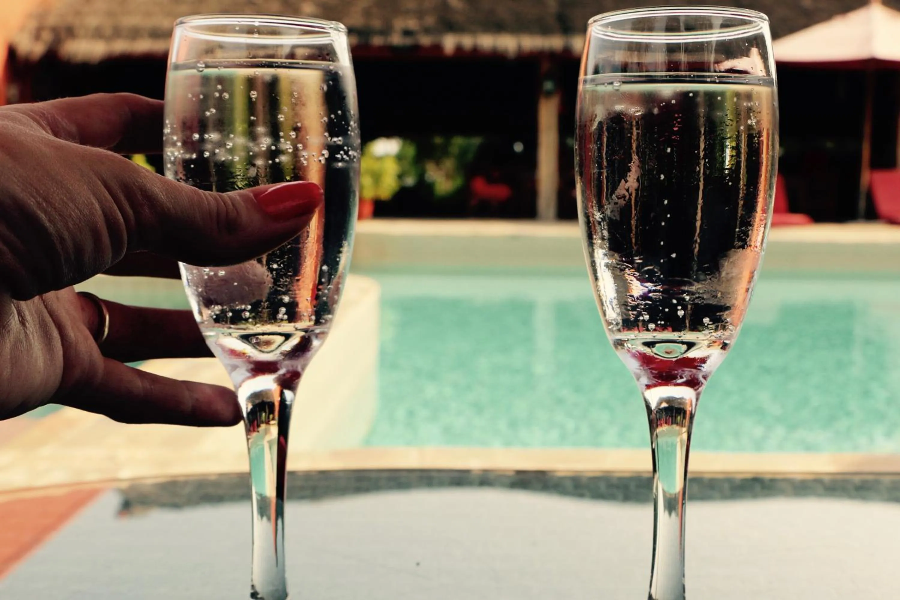 Pool view in Pure Plage