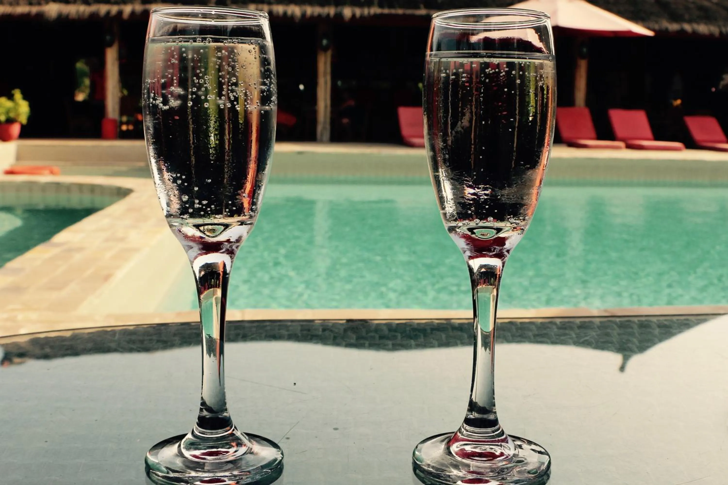 Pool view in Pure Plage