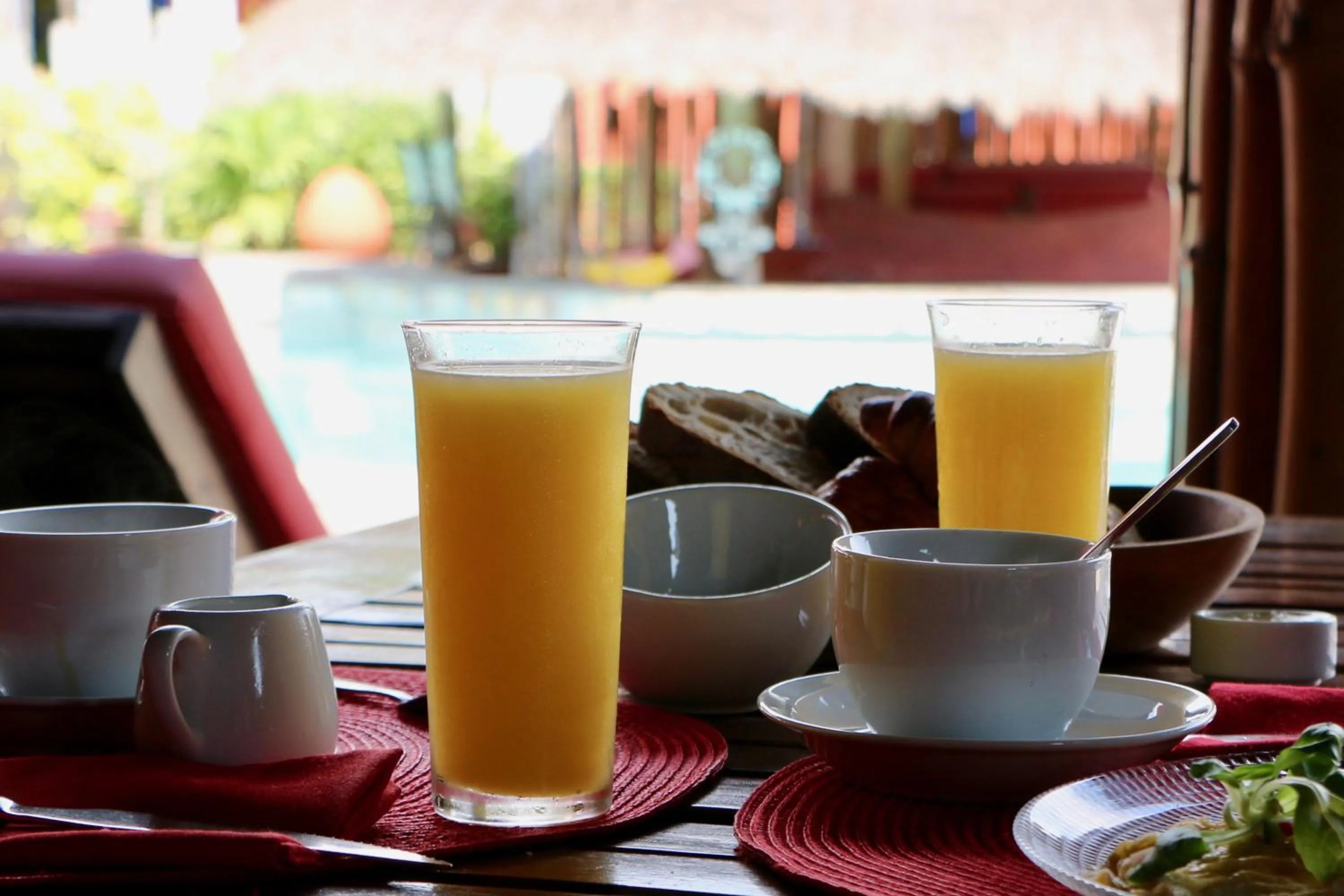 Pool view in Pure Plage