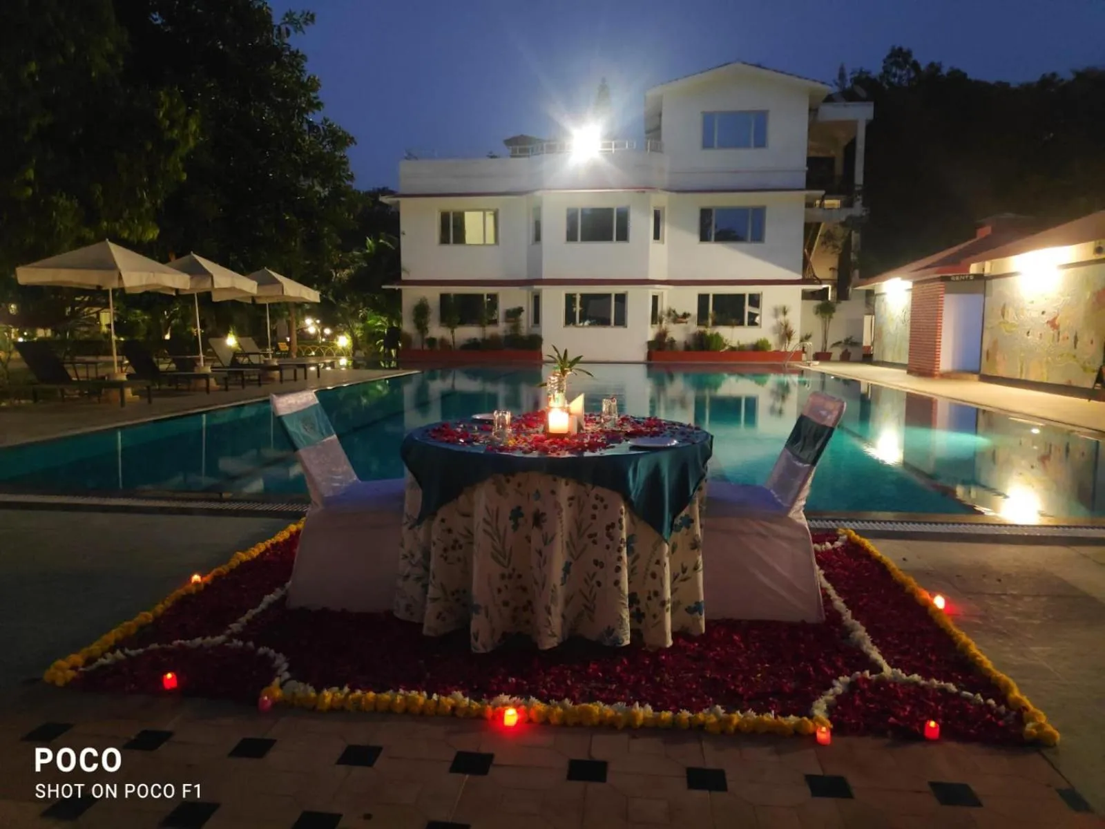 Pool view in Amantra Shilpi Resort & Spa Udaipur