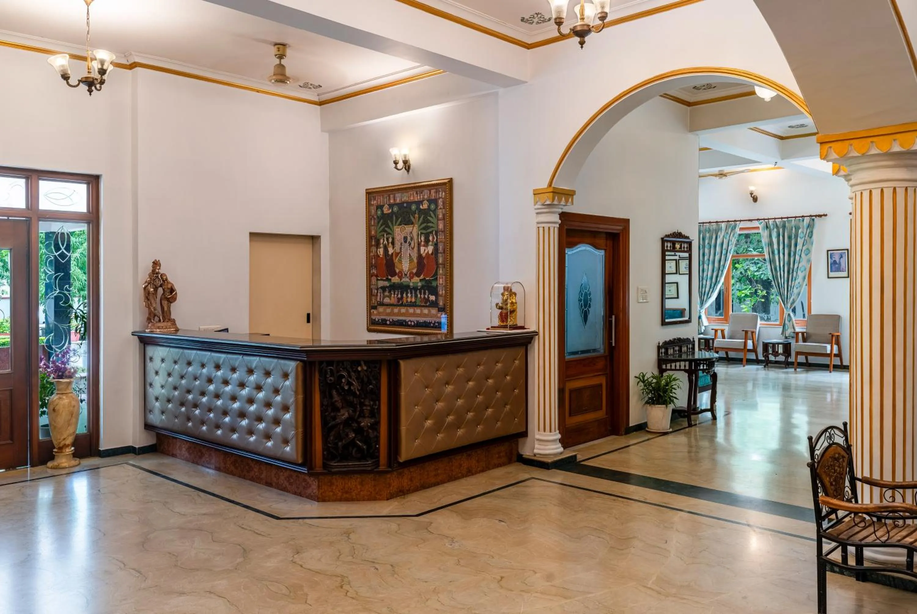 Lobby or reception in Amantra Shilpi Resort & Spa Udaipur