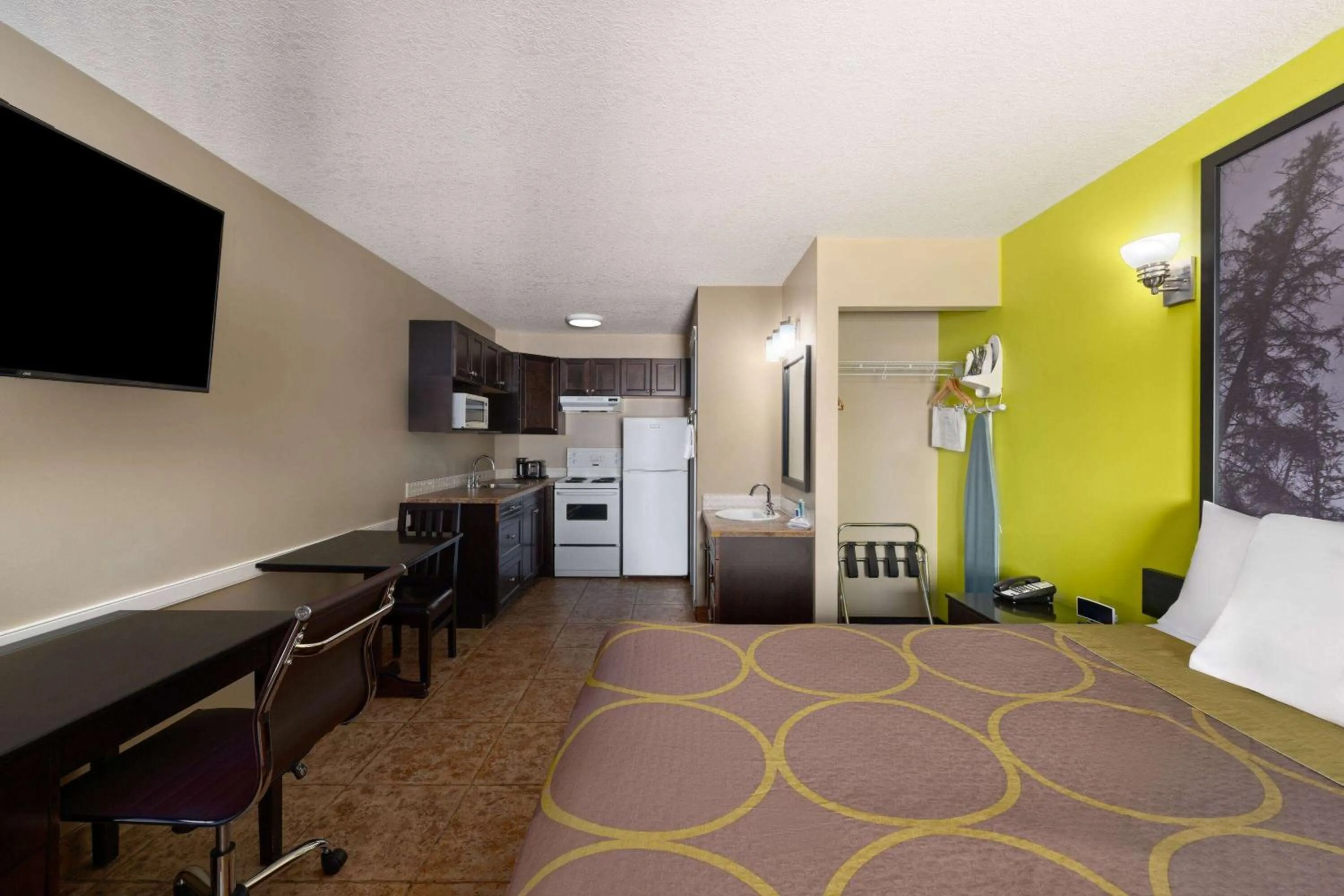 Photo of the whole room in Super 8 by Wyndham Fort McMurray