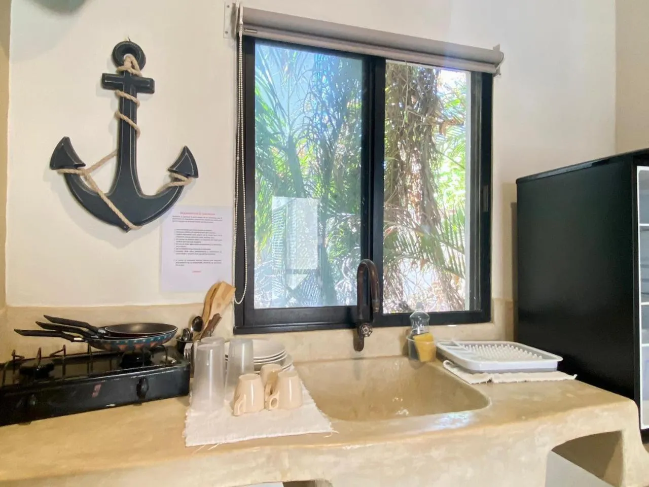 Kitchen or kitchenette in La Constanza de Rulo