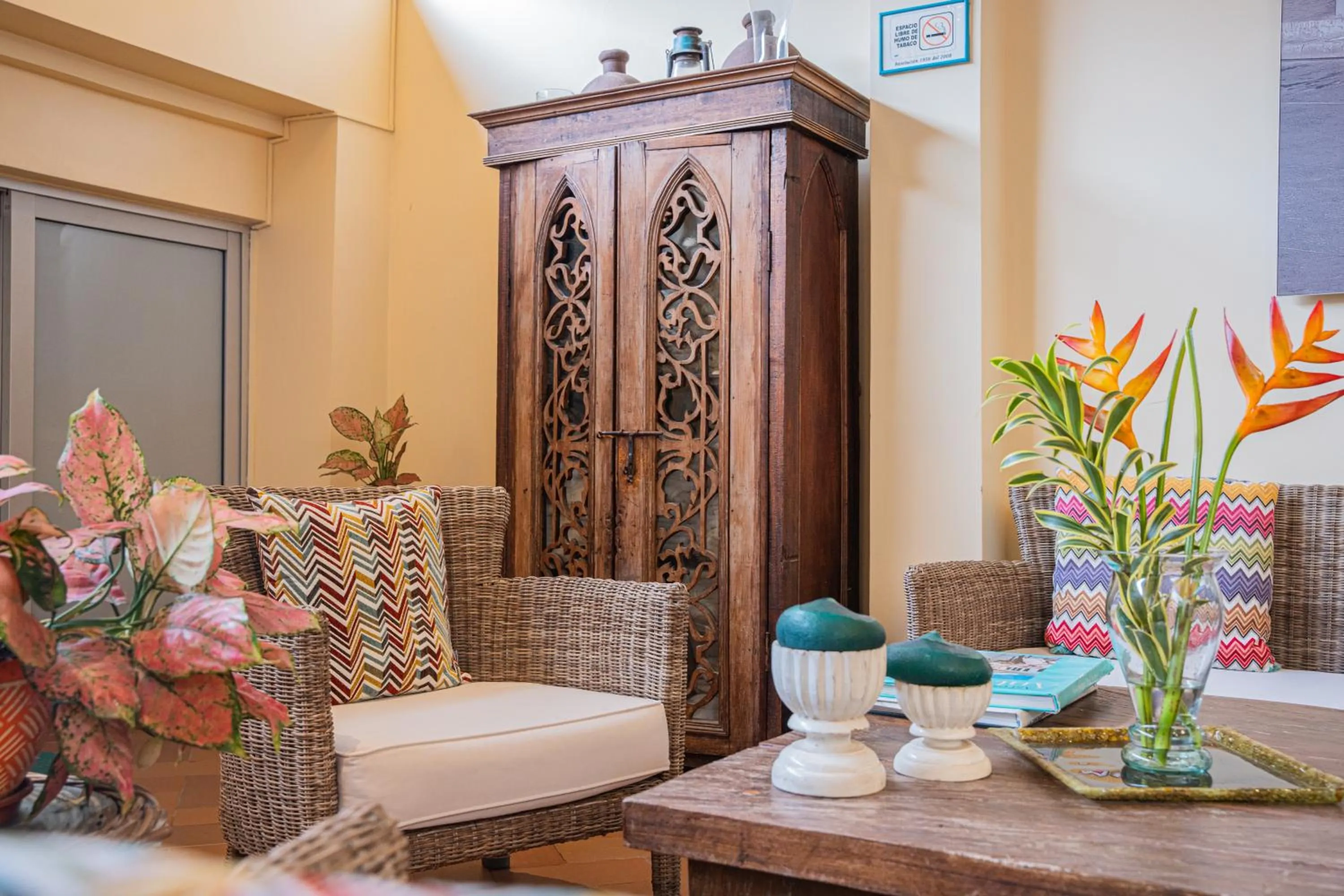 Living room in Posada La Fe
