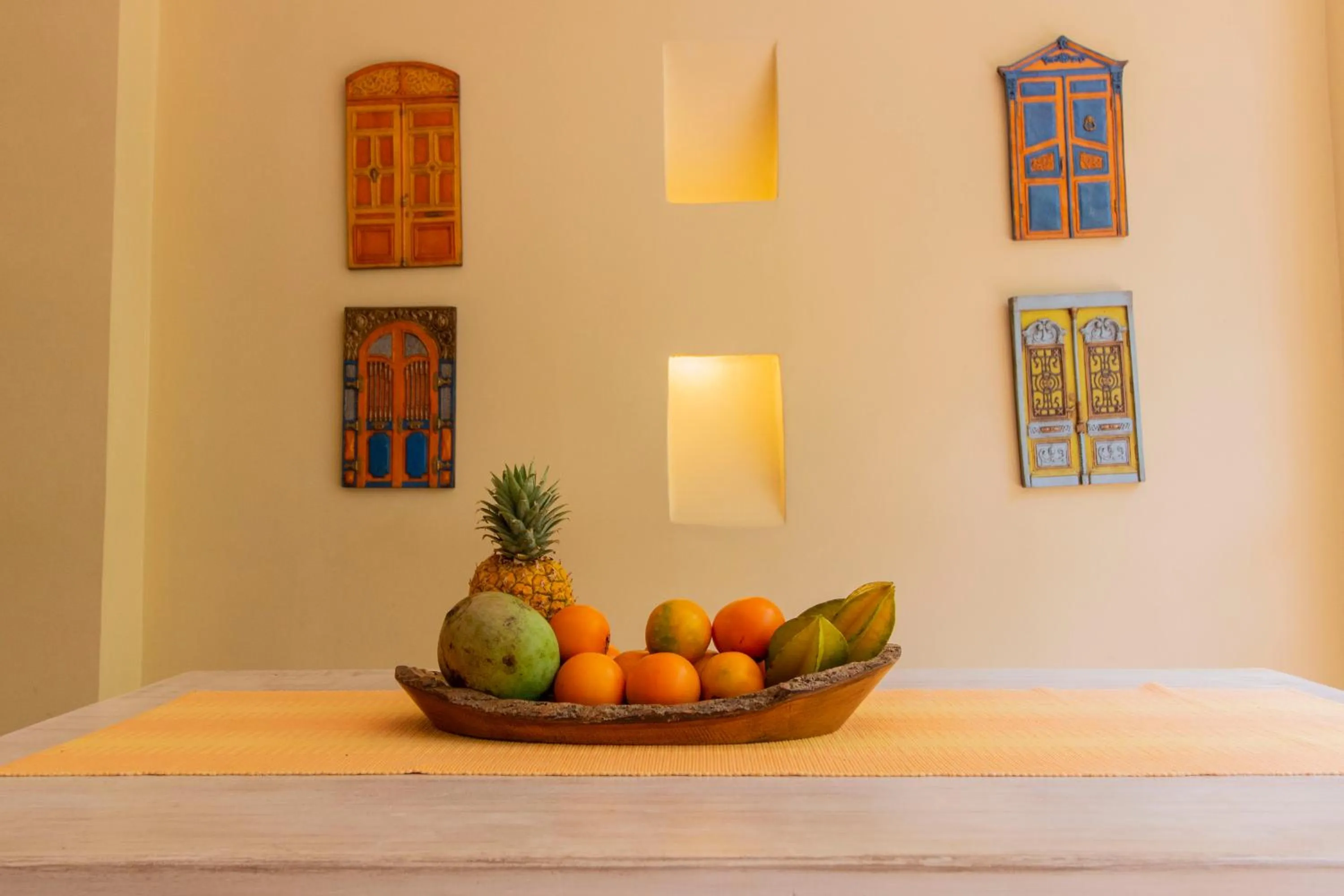 Decorative detail in Posada La Fe