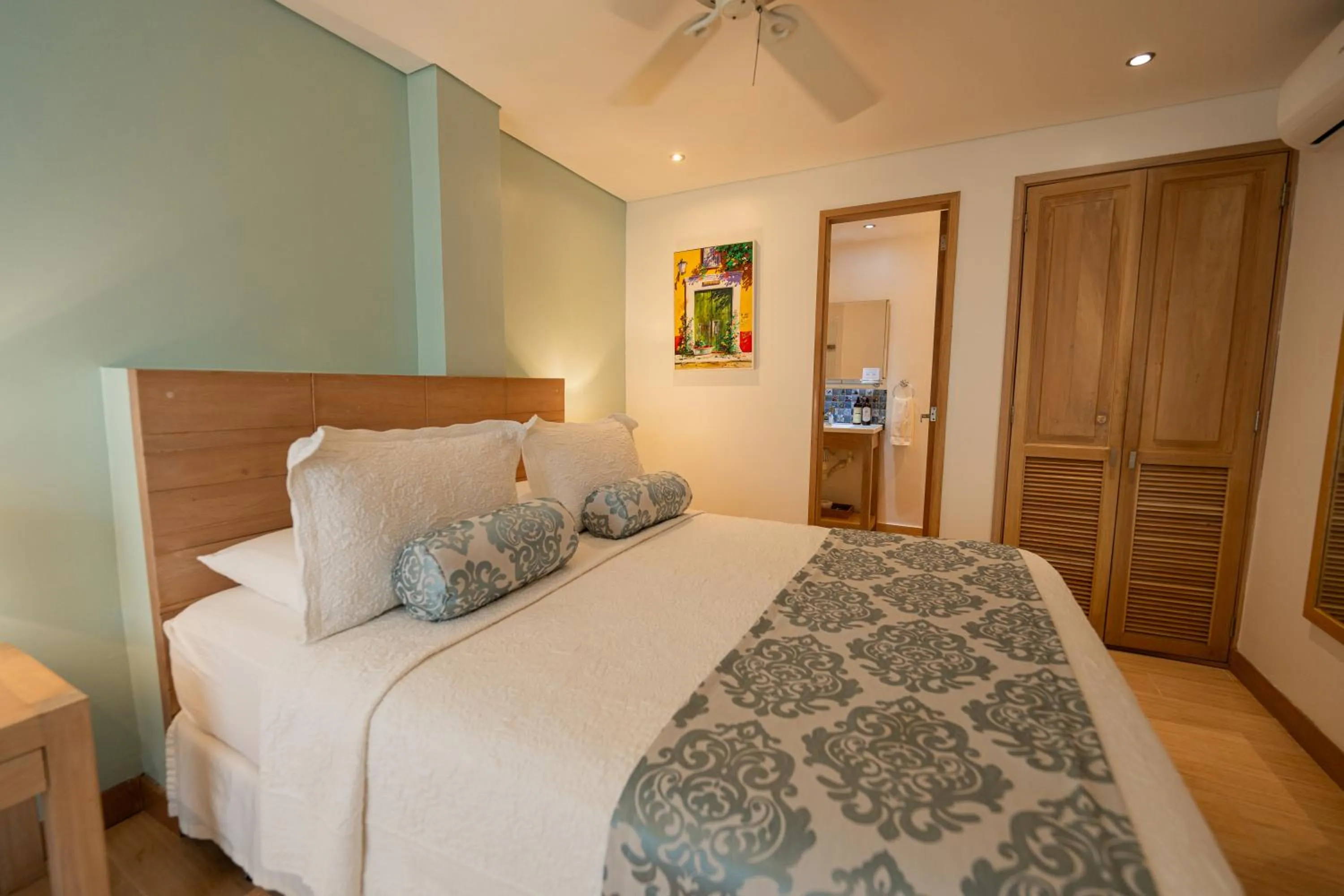 Photo of the whole room, Bed in Posada La Fe