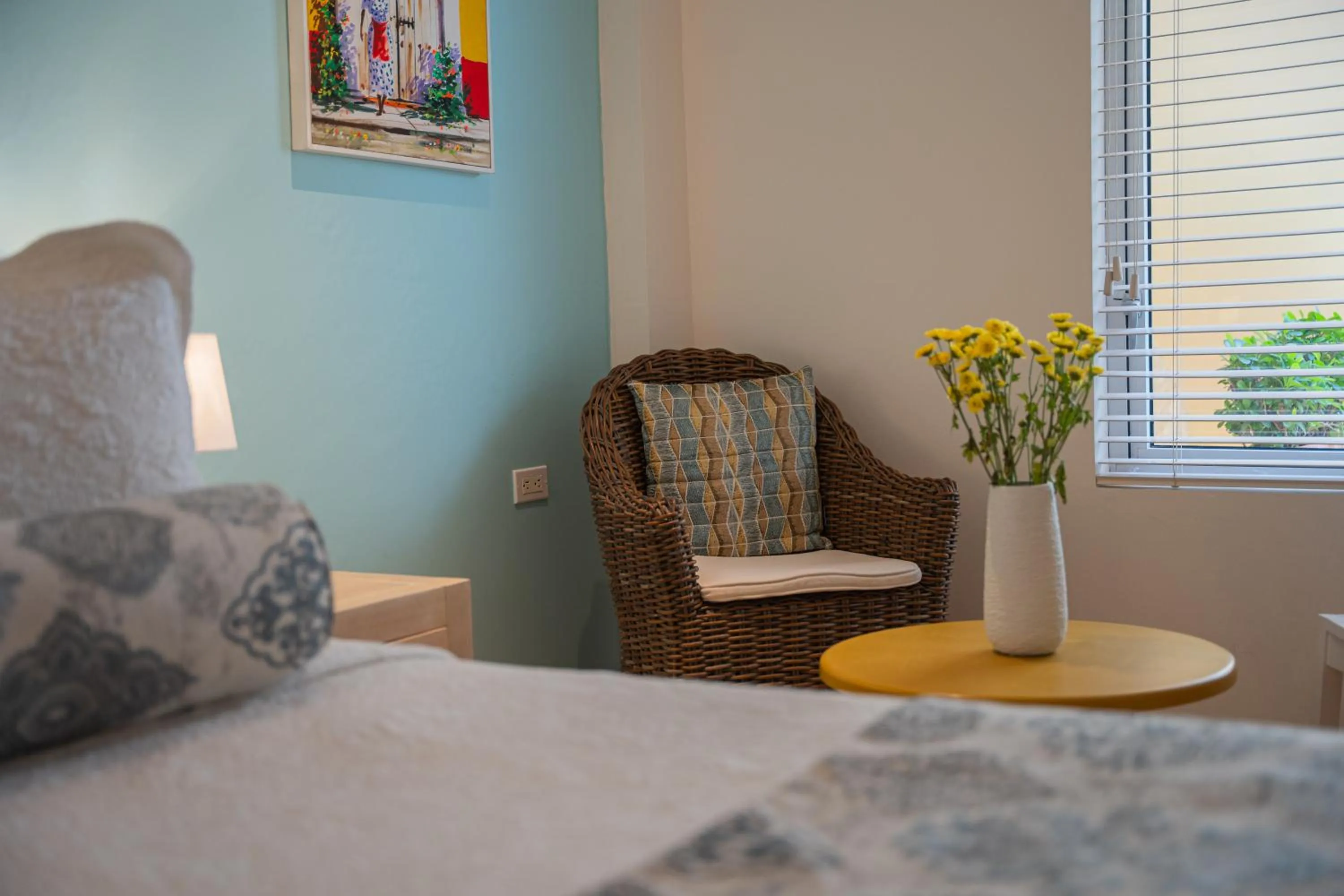Decorative detail, Bed in Posada La Fe