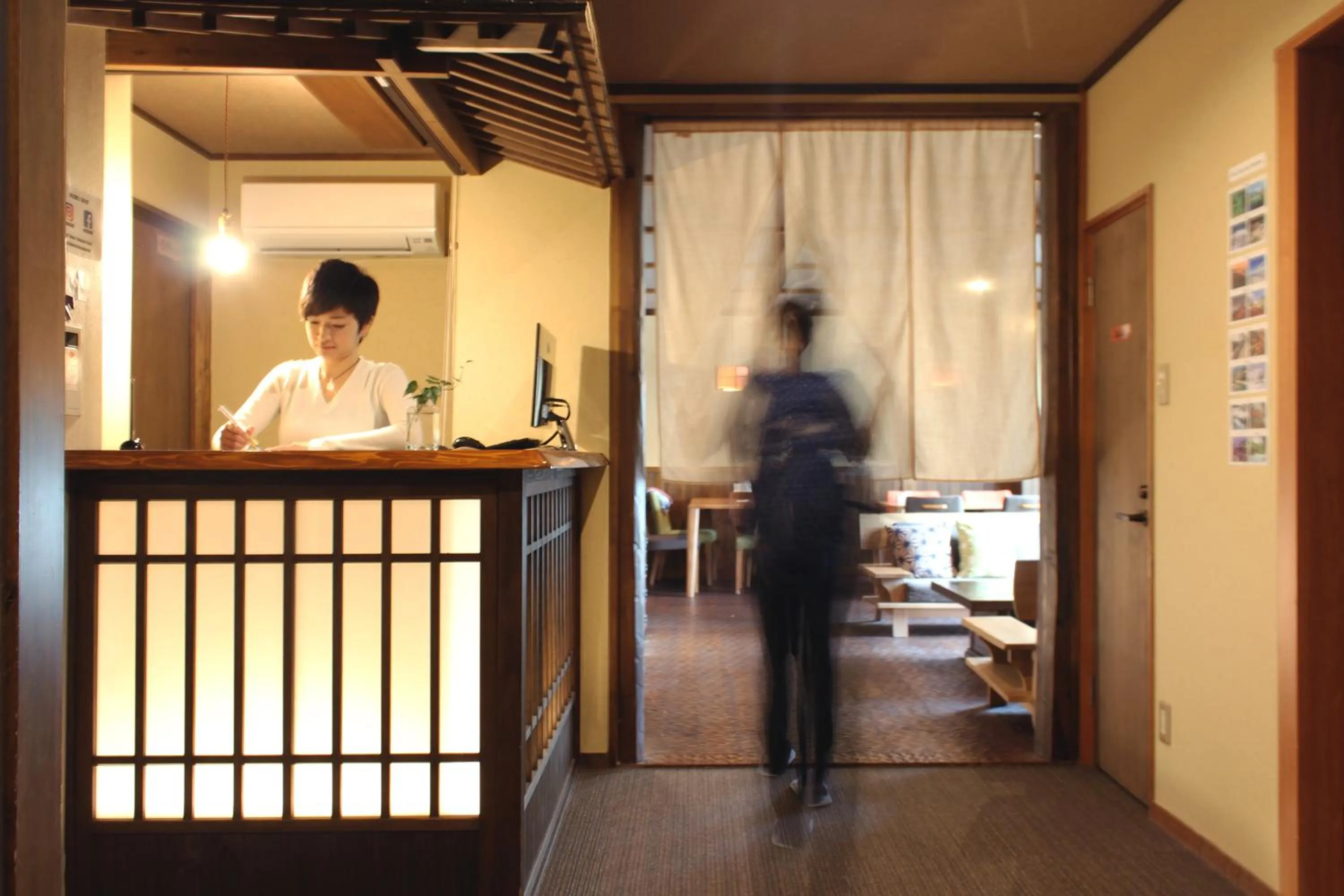 Lobby or reception in K's House Takayama Oasis [2nd K's Hostel]