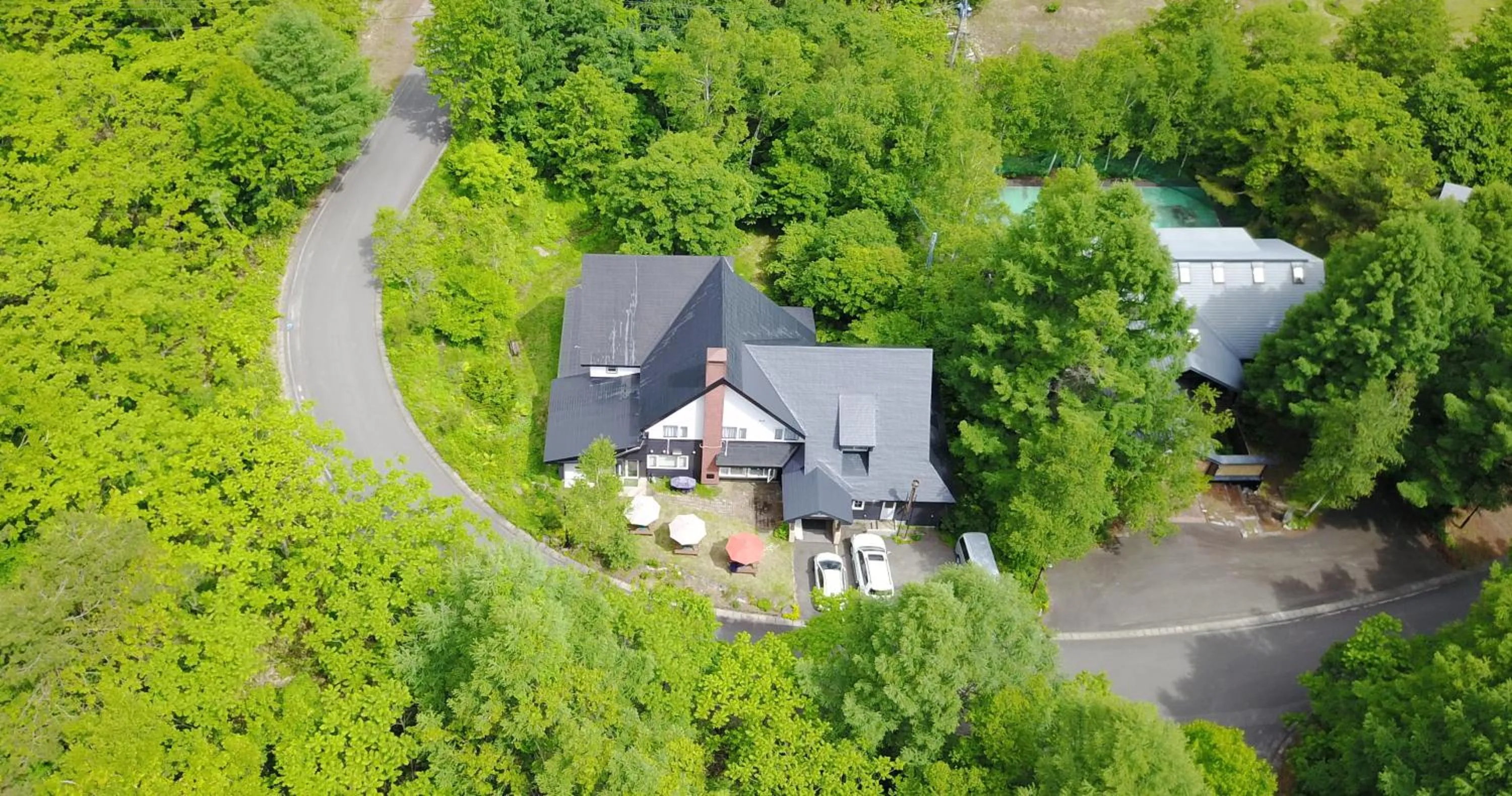 Bird's eye view in White Rose Inn