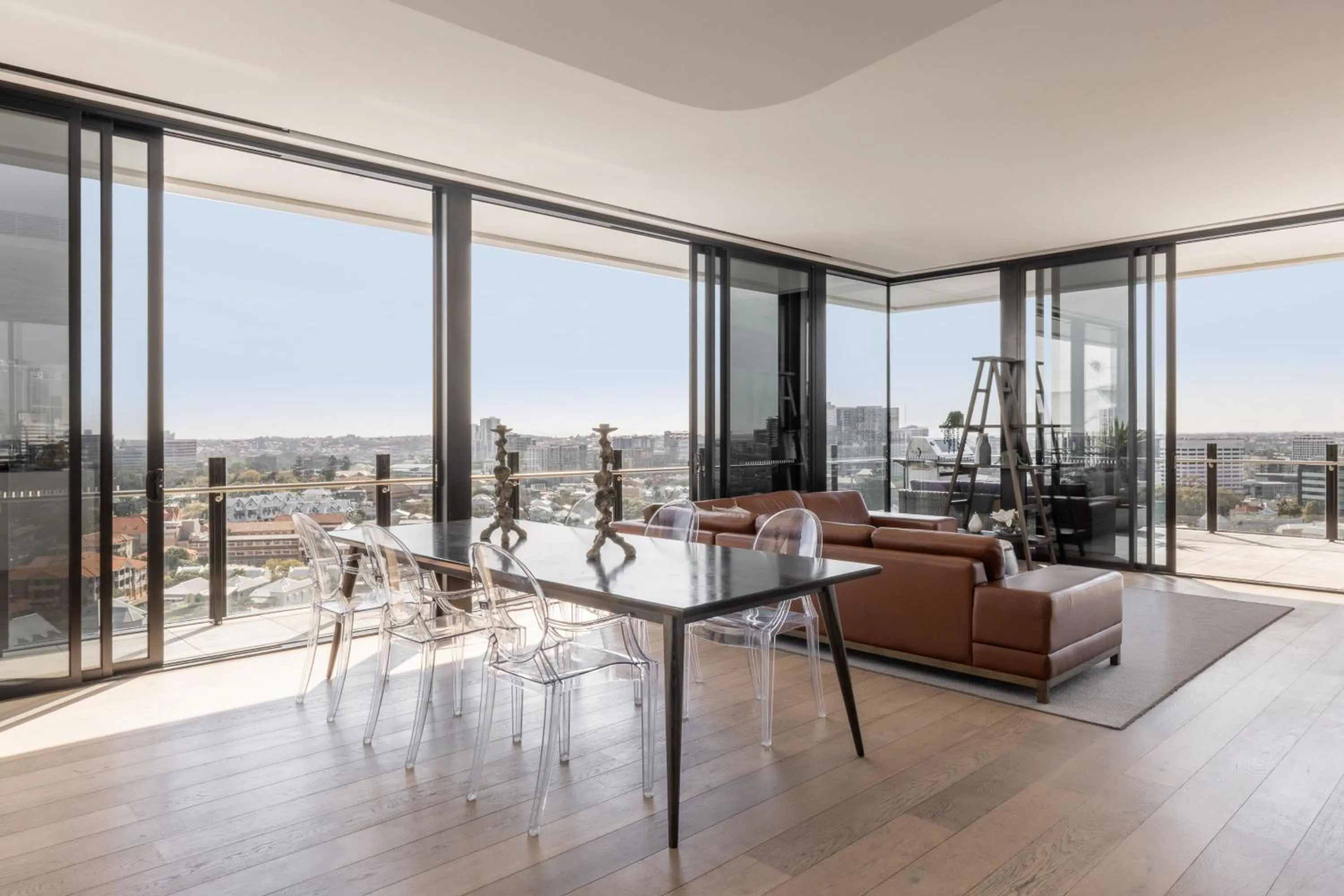 Living room in The Johnson Brisbane - Art Series