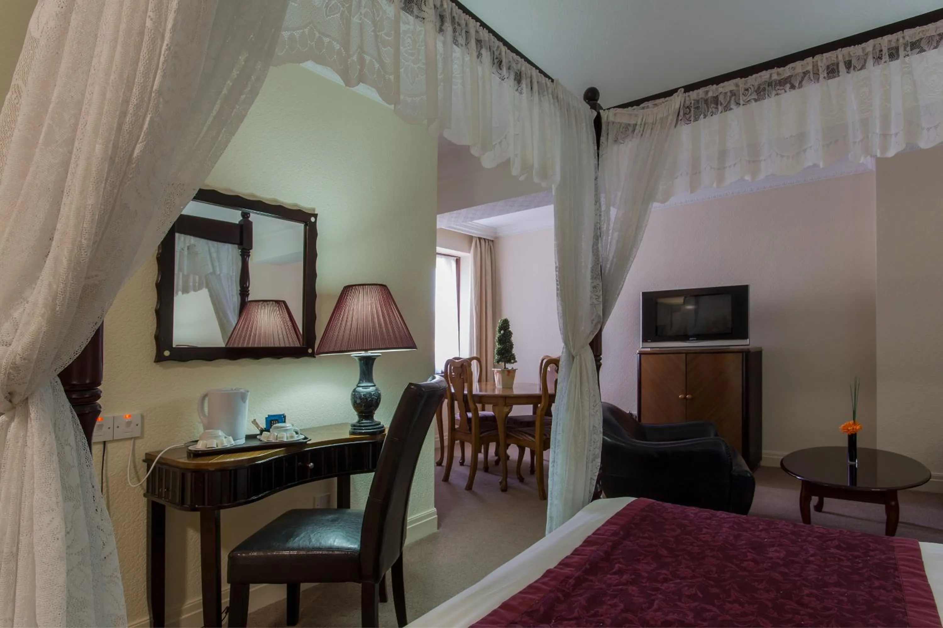 Communal lounge/ TV room in Britannia Country House Hotel