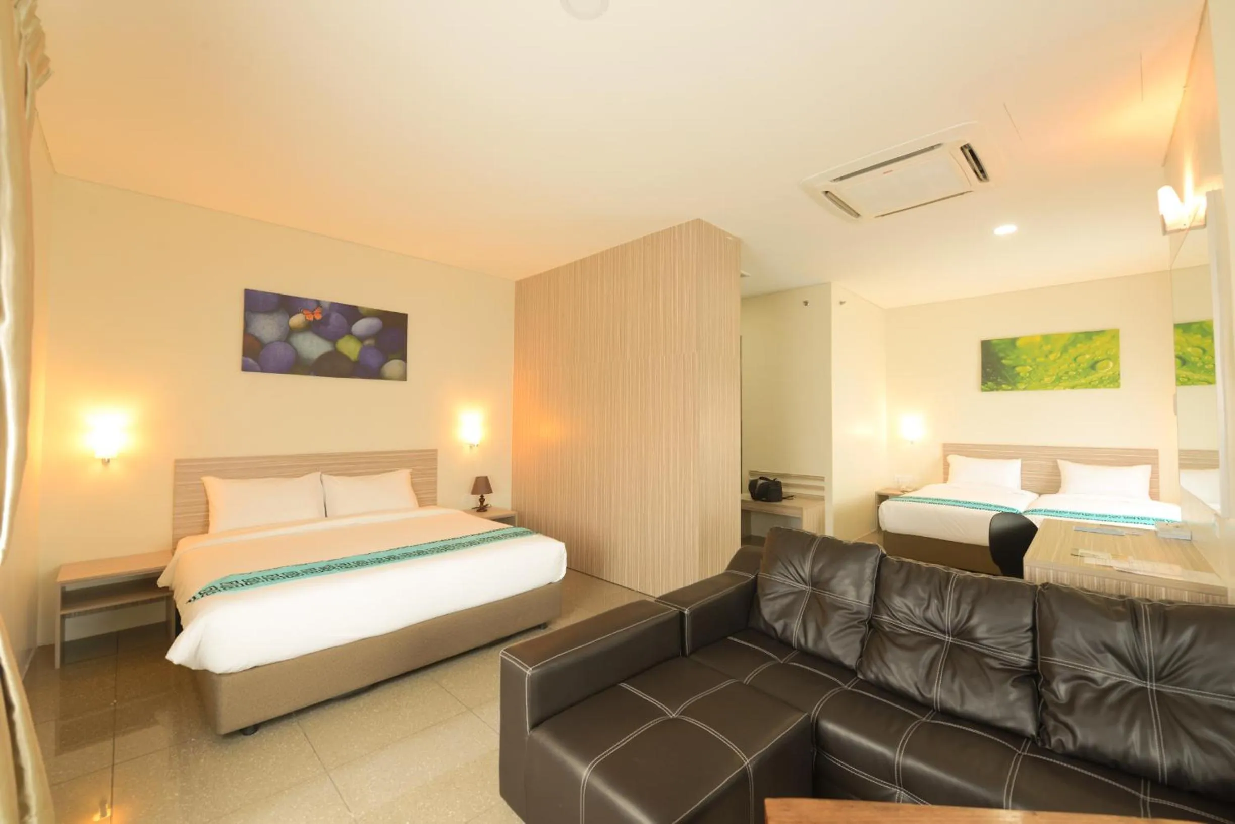 Bed in Nadias Hotel Cenang Langkawi