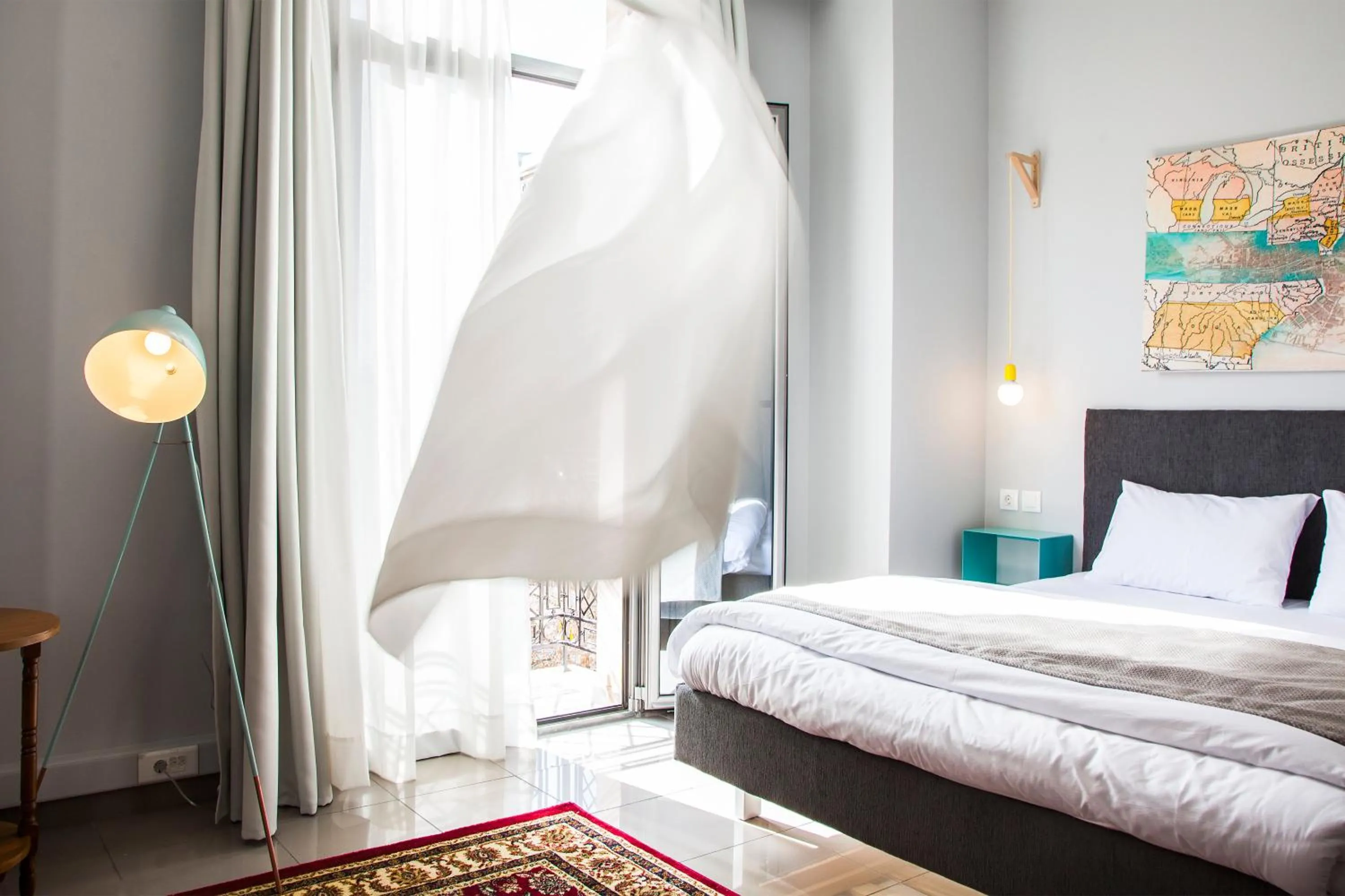 Photo of the whole room, Bed in The Caravan