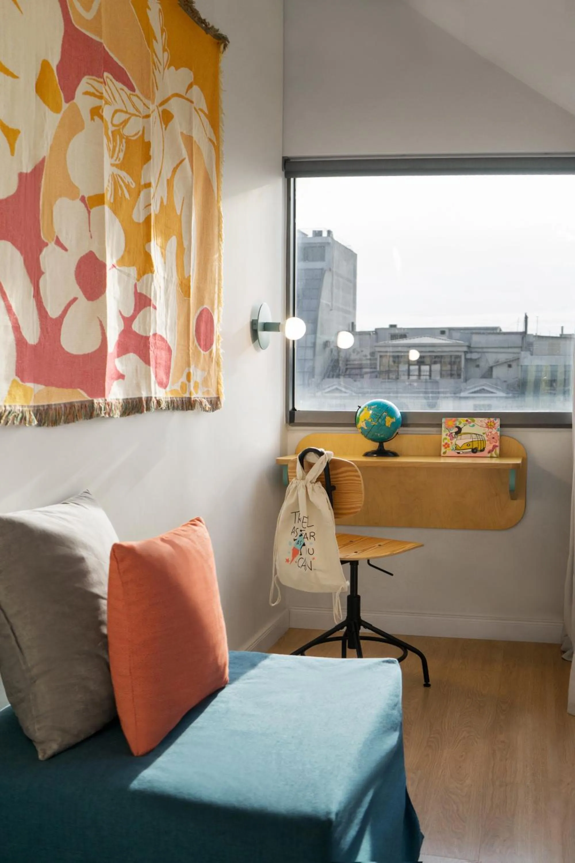 Seating area in The Caravan