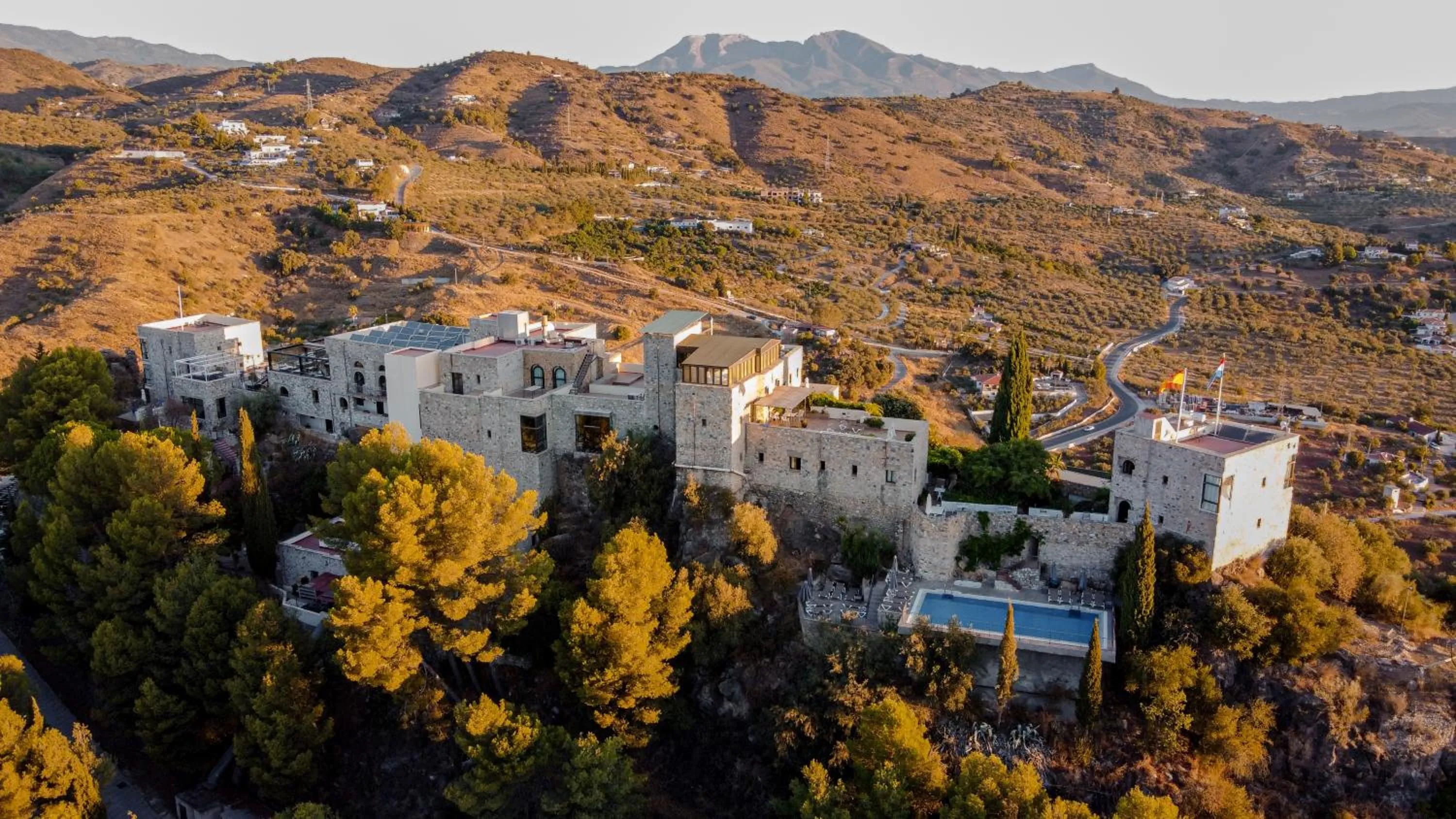 Bird's eye view in Hotel Castillo de Monda