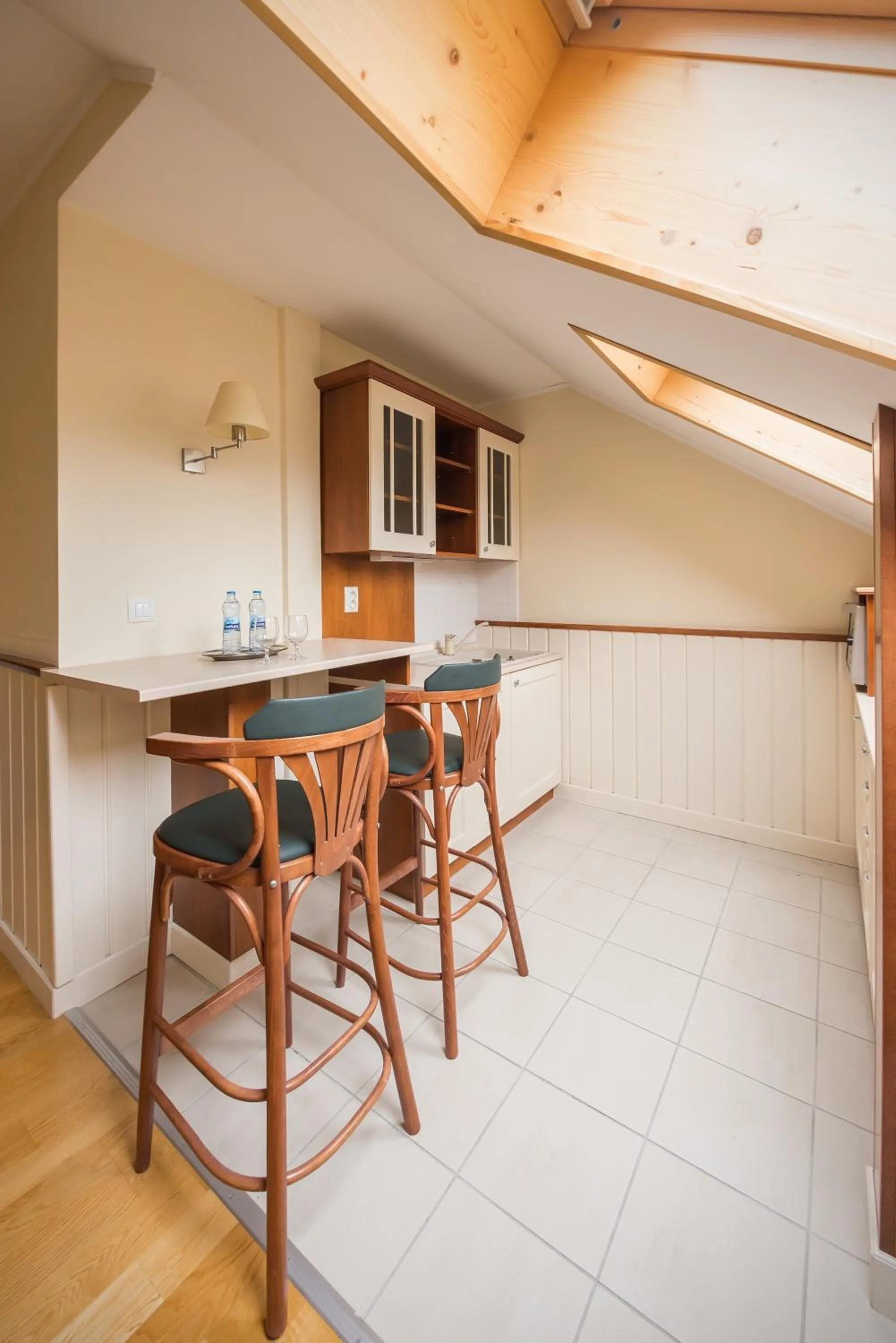 Kitchen or kitchenette in Hotel Torysa
