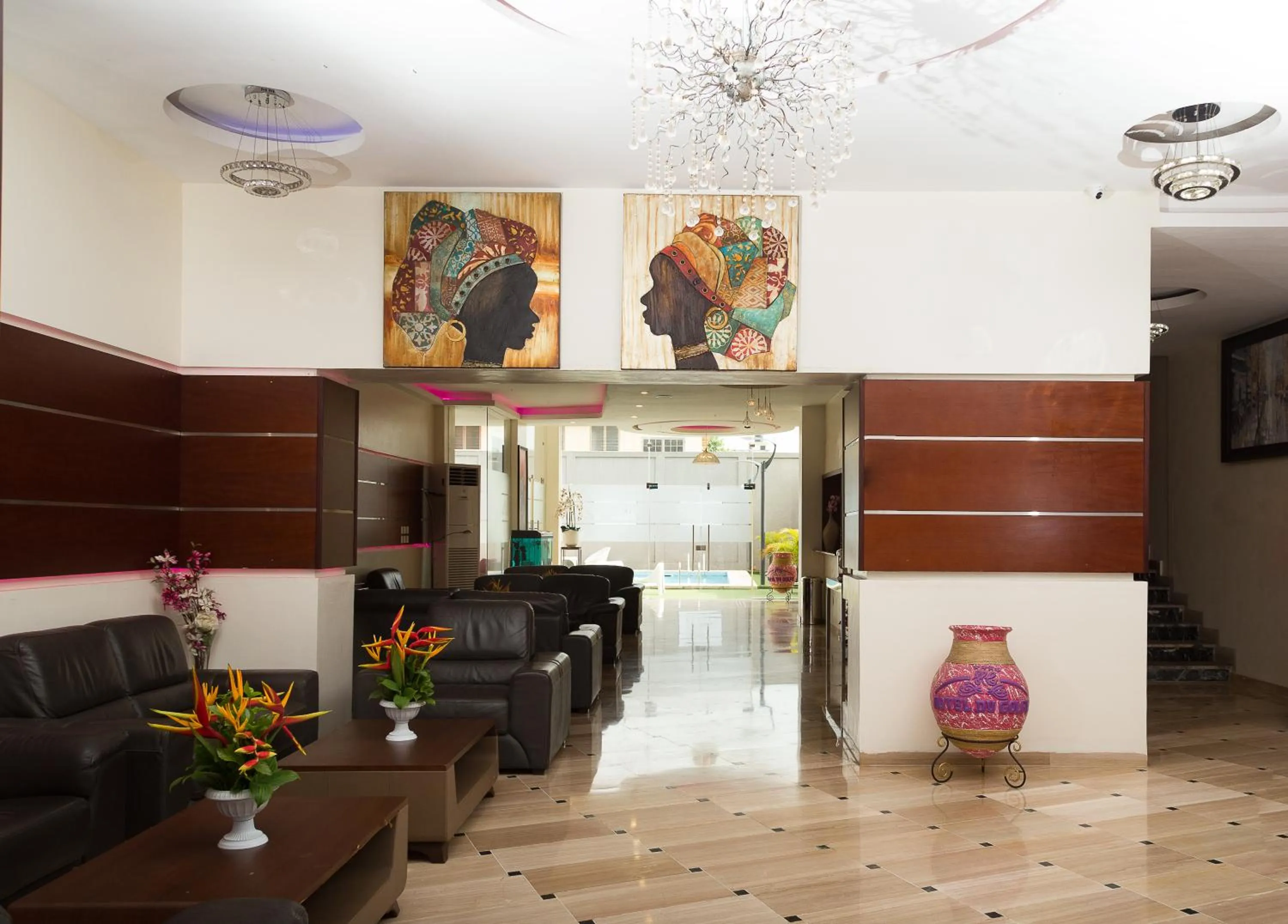 Lobby or reception in Hotel du Golfe