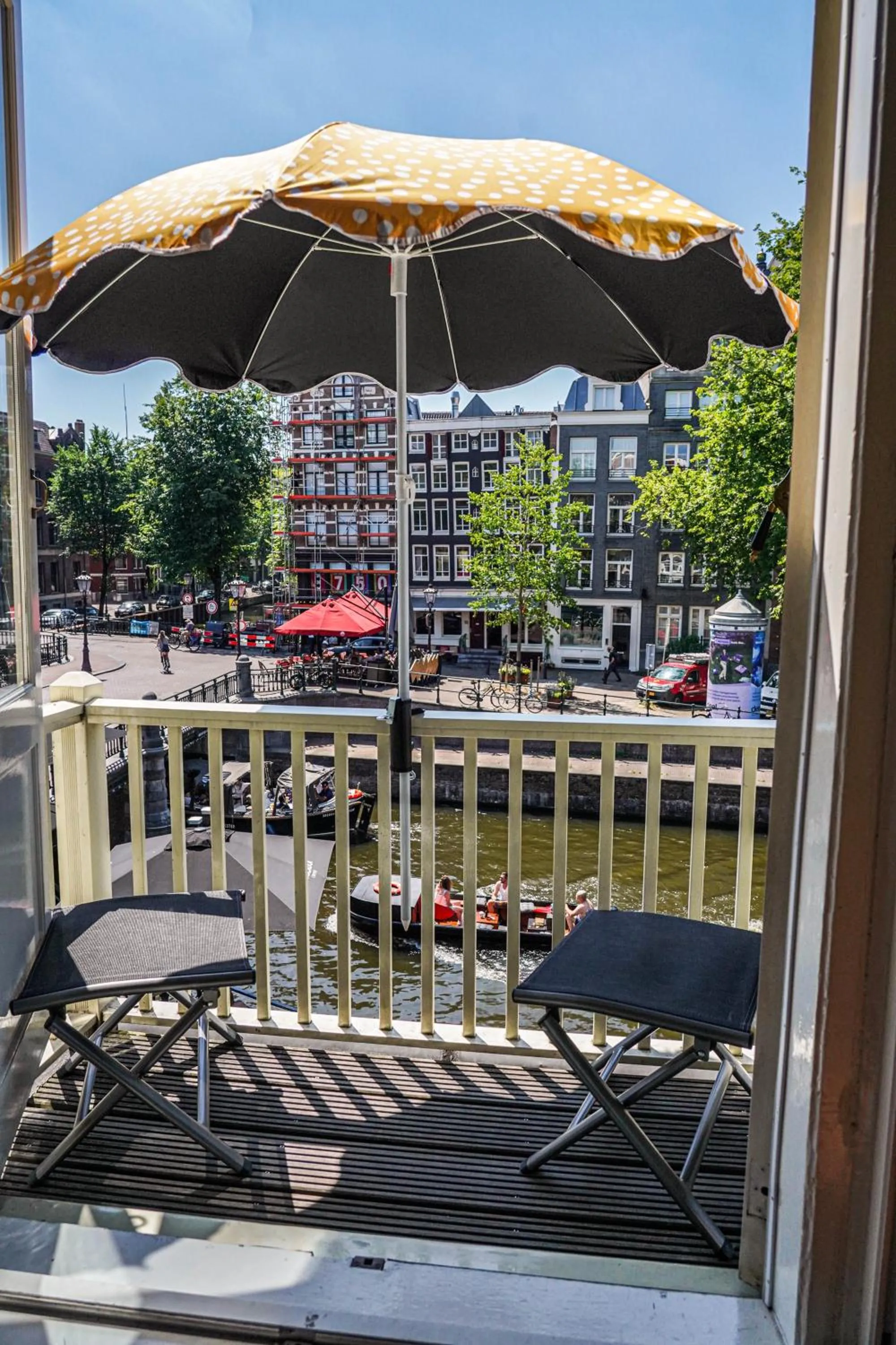 View (from property/room) in The Balcony at Prinsen Canal apartment Amsterdam
